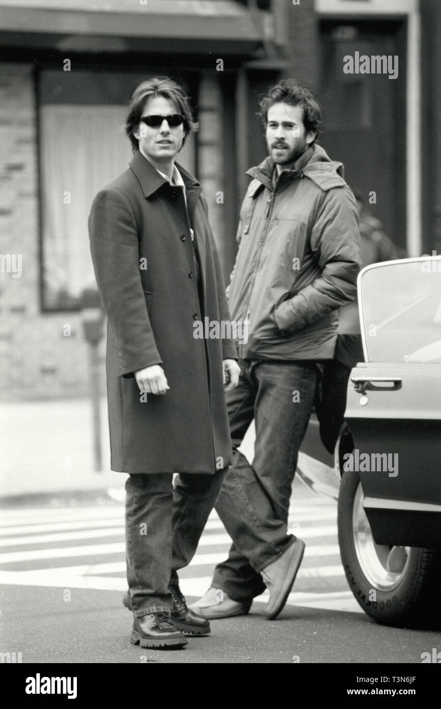 Tom Cruise and Jason Lee in the movie Vanilla Sky, 2001 Stock Photo