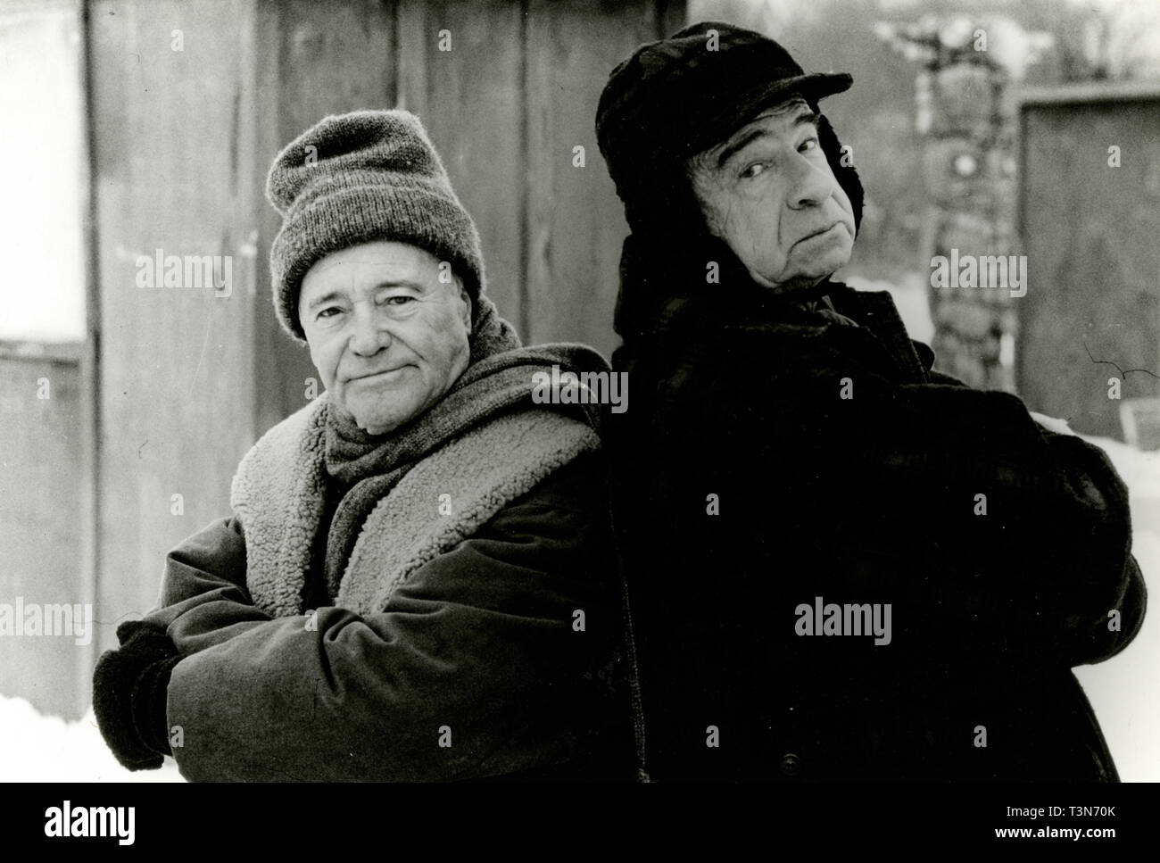 Jack Lemmon and Walter Matthau in the movie Grumpy Old Men, 1993 Stock Photo