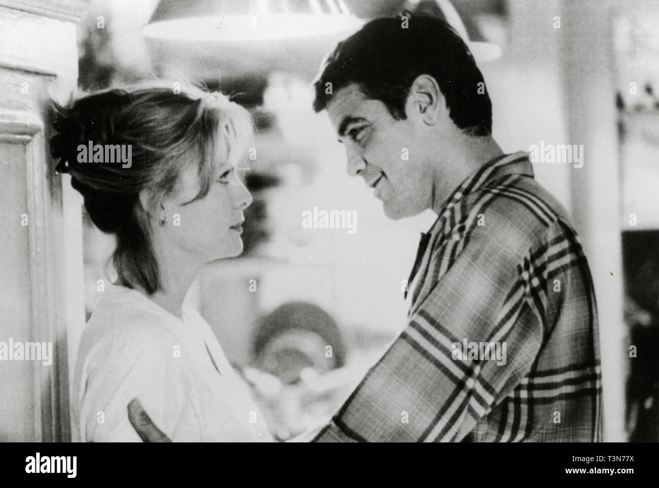 Michelle Pfeiffer and George Clooney in the movie One Fine Day, 1996 Stock Photo