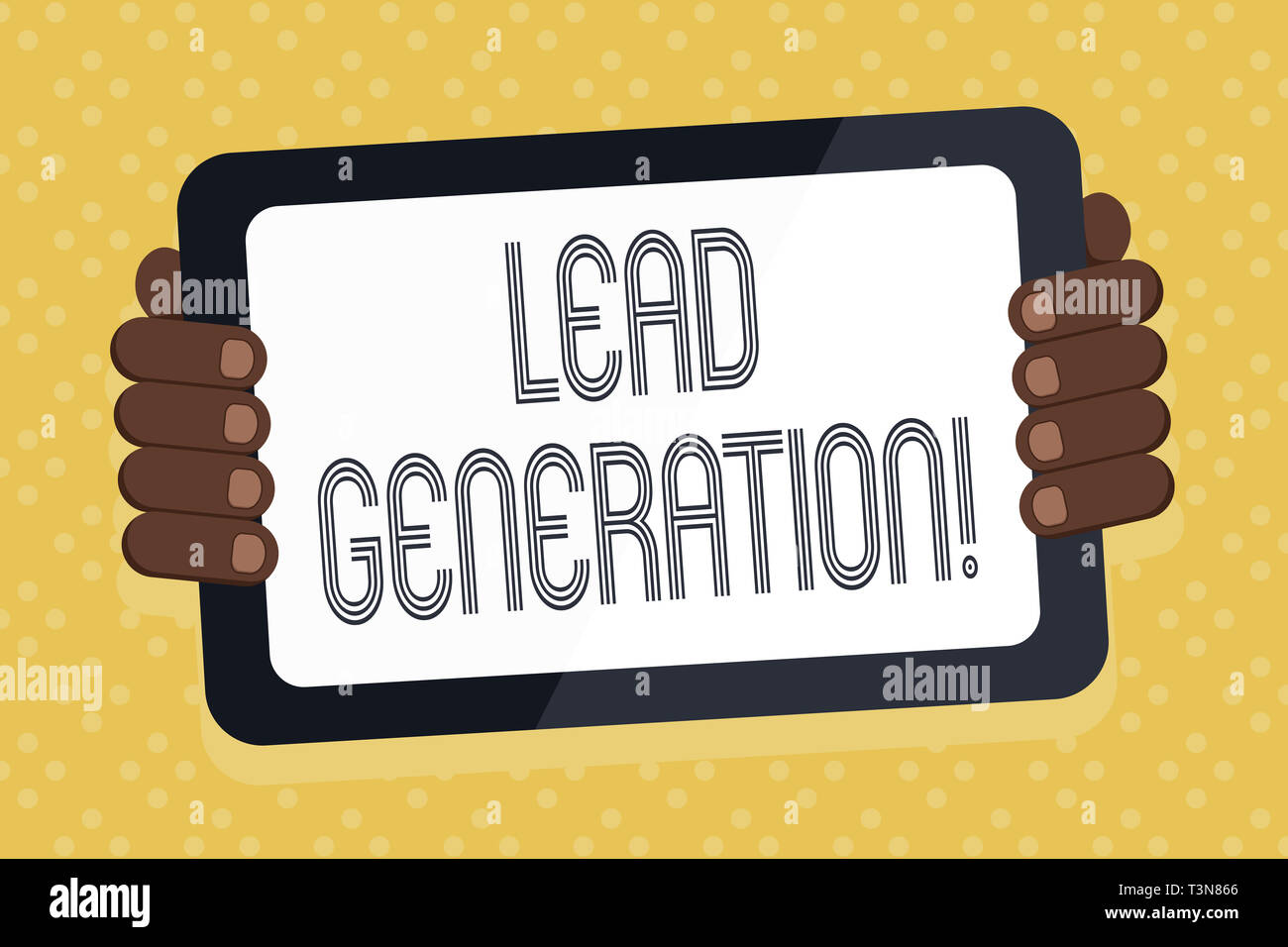 Word writing text Lead Generation. Business photo showcasing process ...