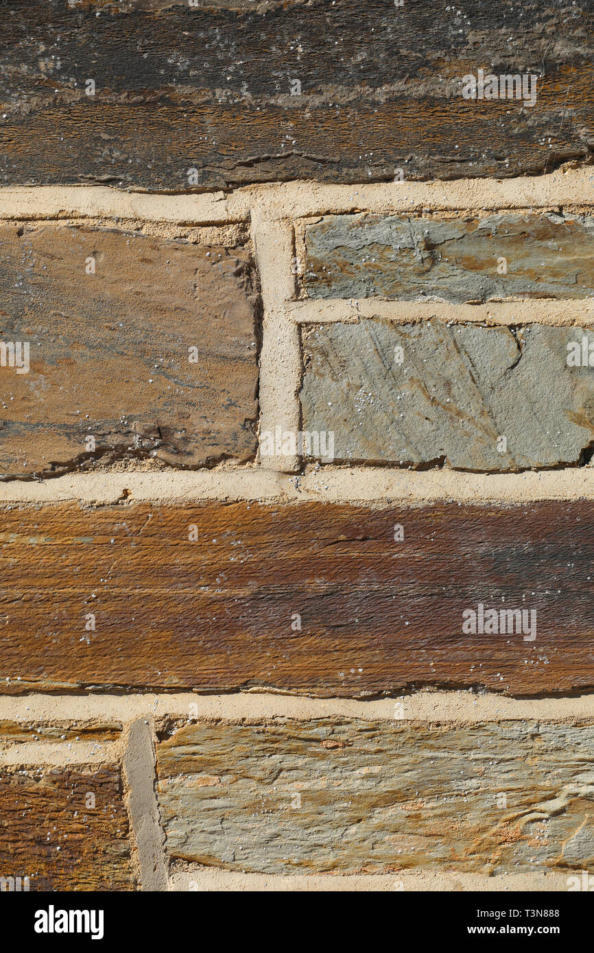 Natural stone wall background Stock Photo - Alamy