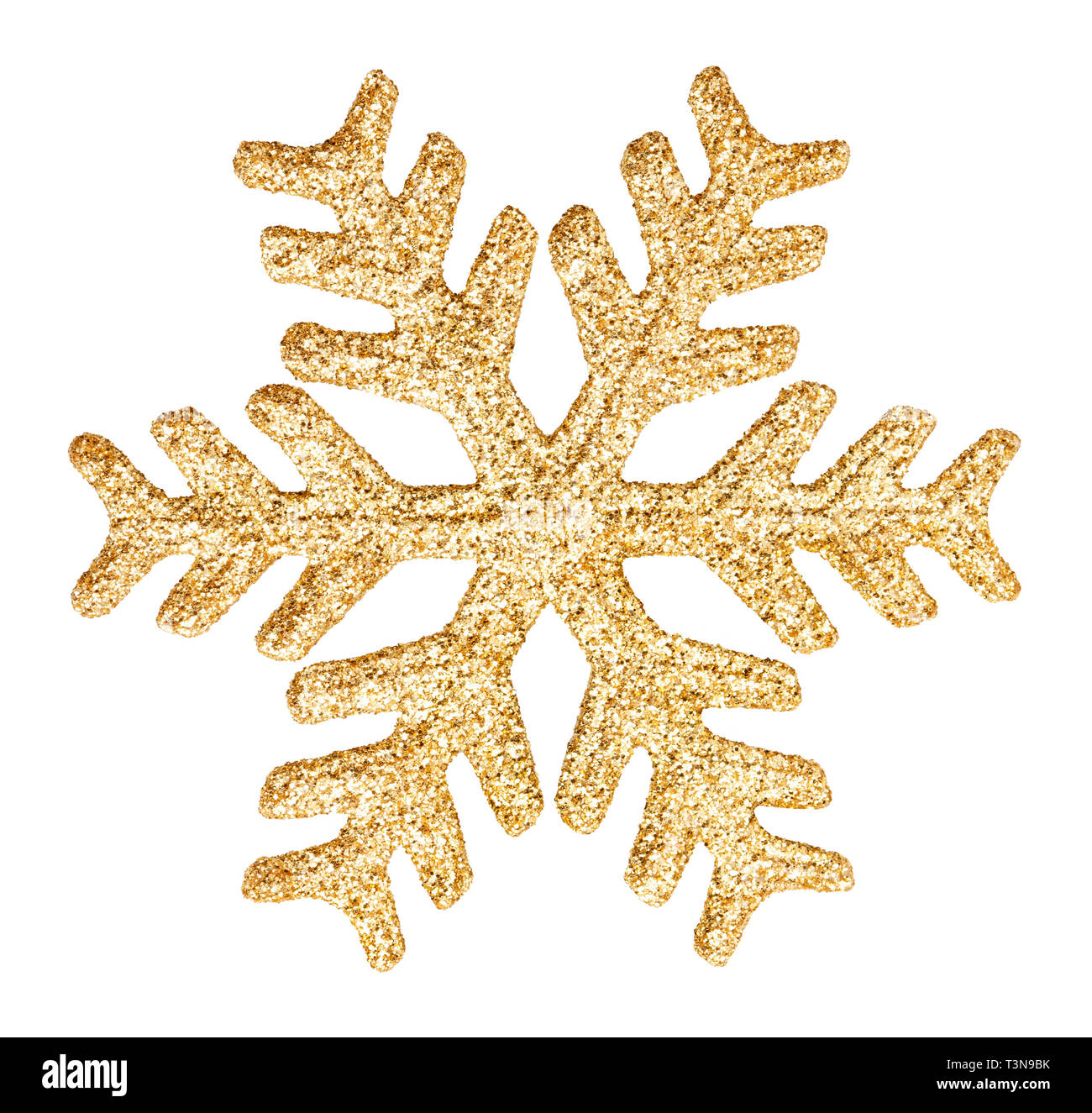 Christmas tree decoration star isolated on white background Stock Photo ...