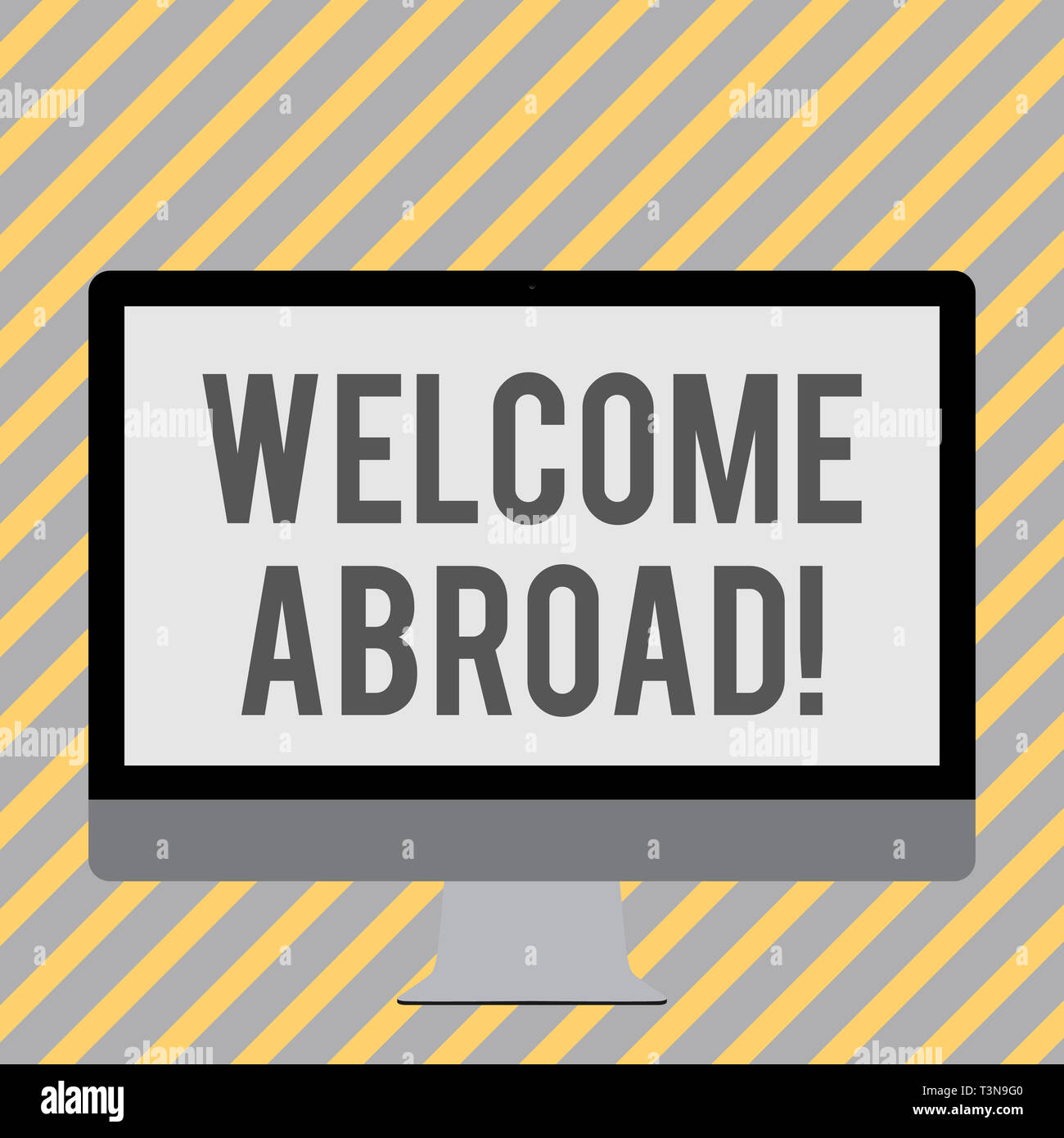 Conceptual hand writing showing Aboard. Concept meaning on