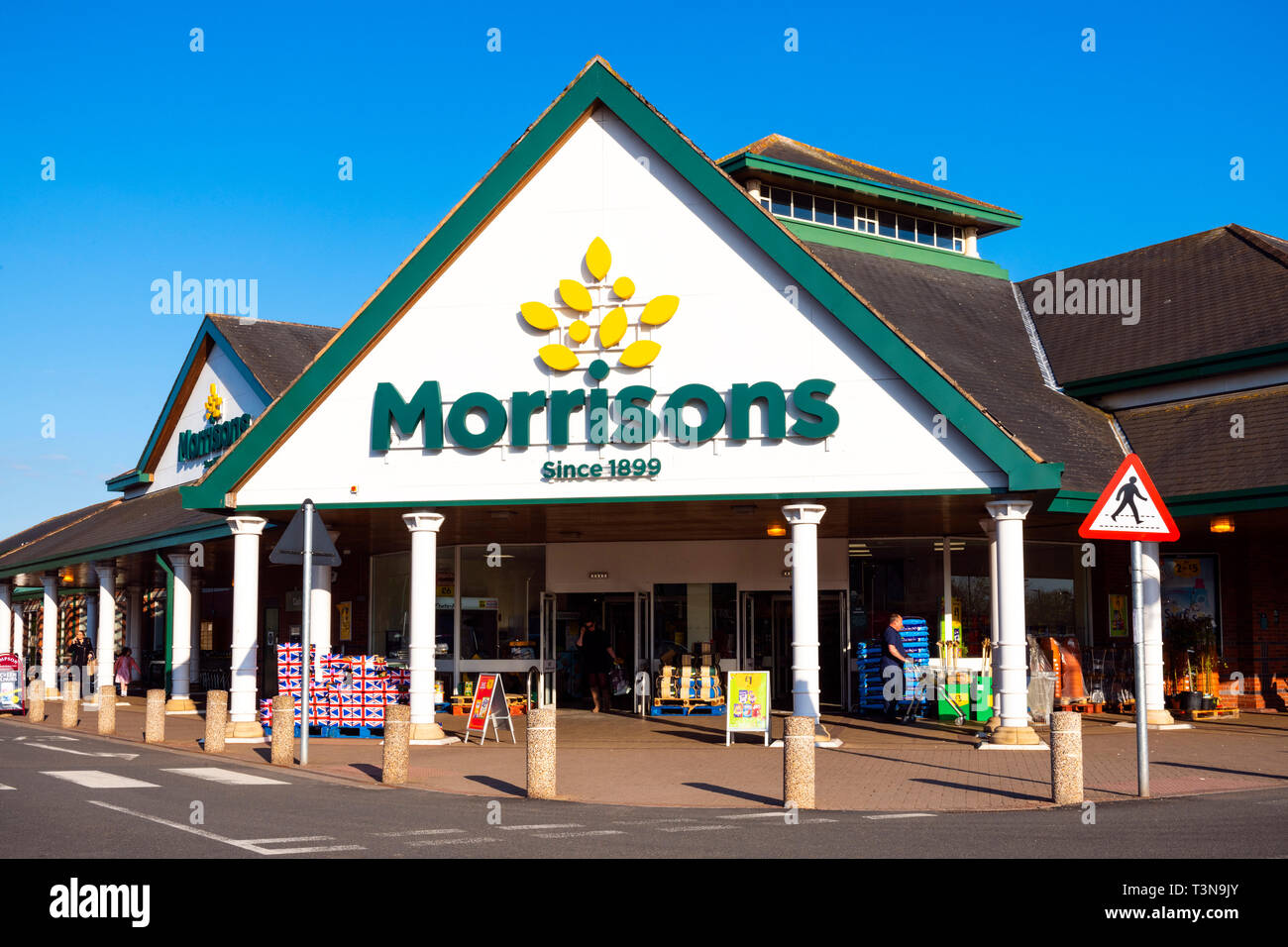 Morrisons supermarket, UK. Stock Photo