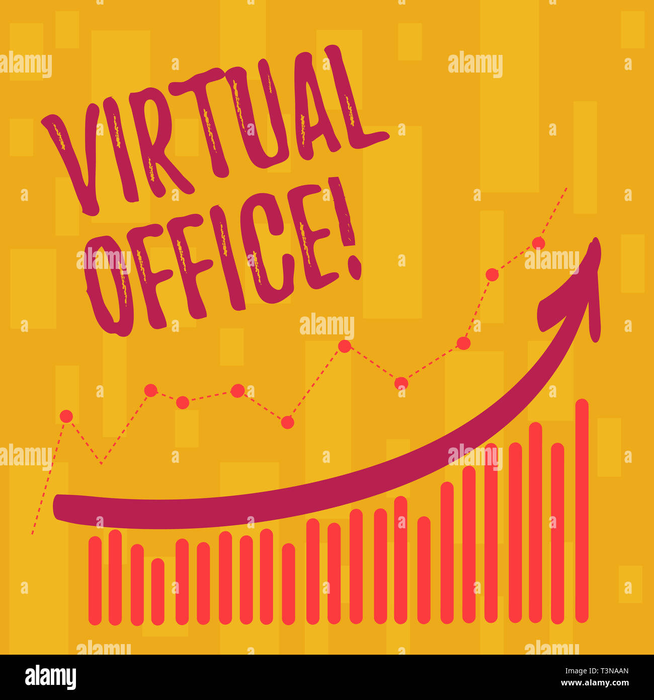 Text sign showing Virtual Office. Business photo showcasing part of ...