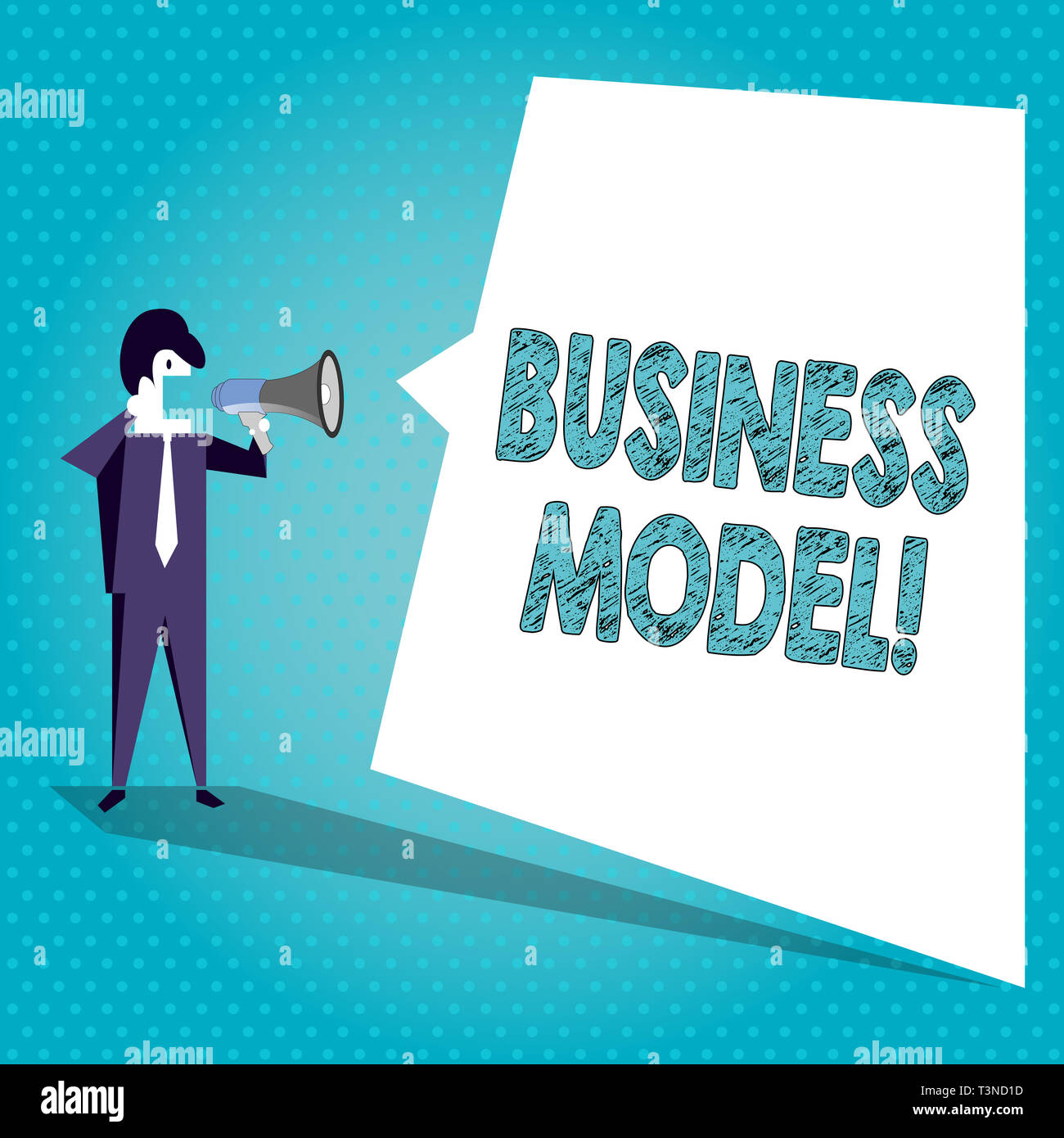 Text sign showing Business Model. Business photo text plan for ...