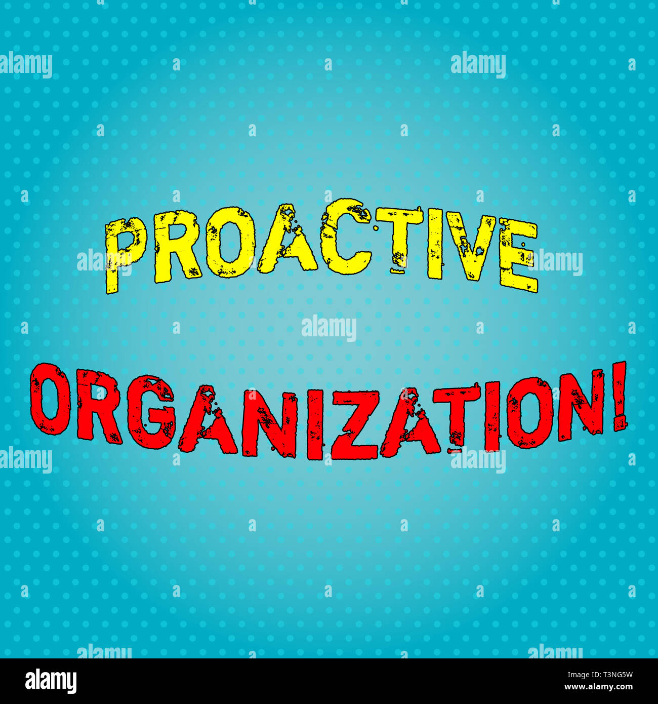 Conceptual Hand Writing Showing Proactive Organization Concept Meaning Action And Result Oriented Behavior Of A Company Light Beam Glowing On Seamles Stock Photo Alamy