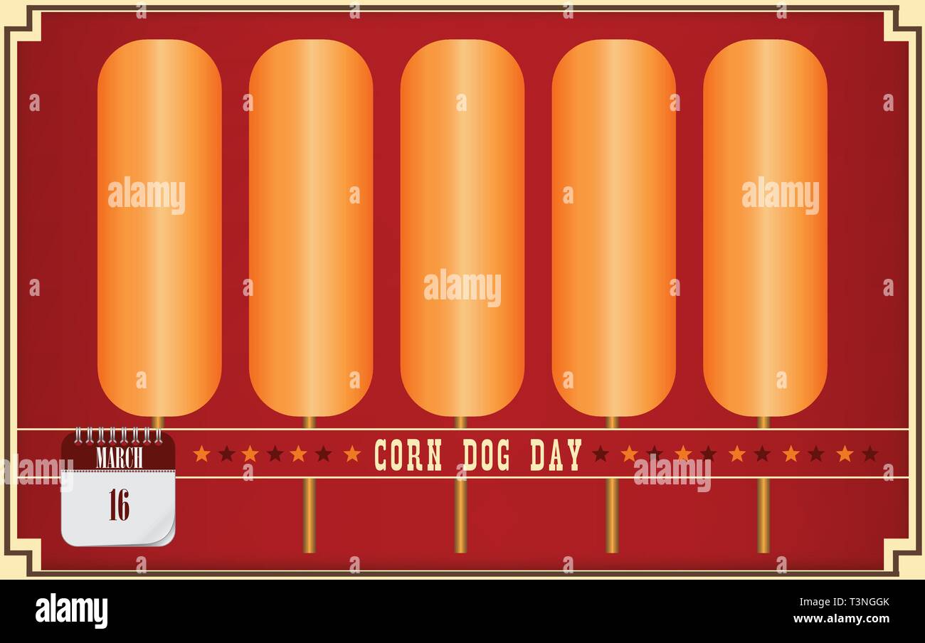 Corn dog vector vectors hires stock photography and images Alamy