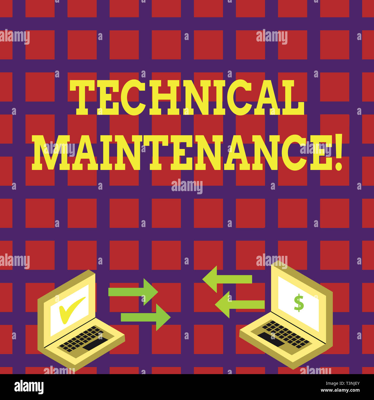 Word writing text Technical Maintenance. Business photo showcasing ...