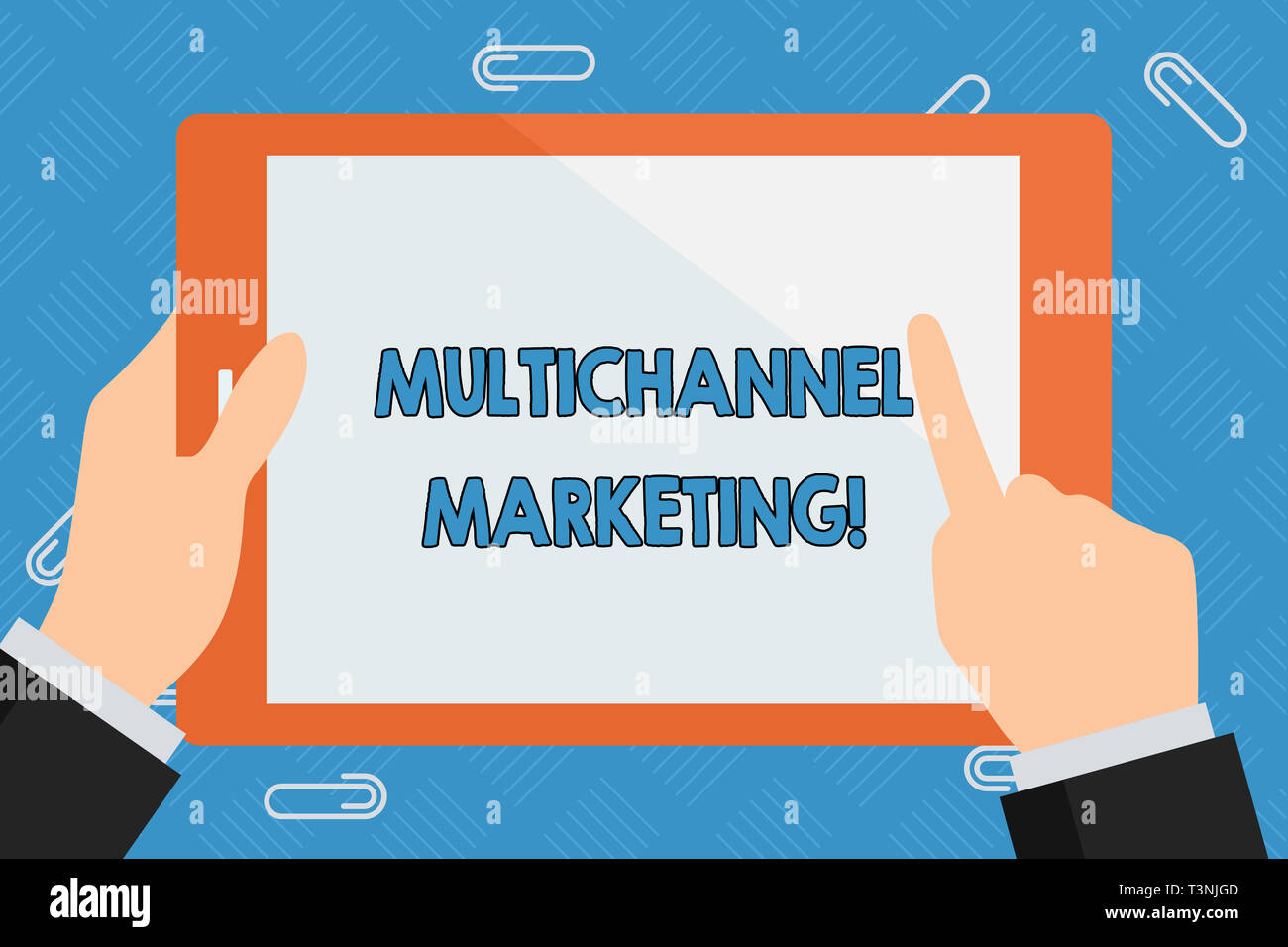 Conceptual hand writing showing Multichannel Marketing. Concept meaning ...