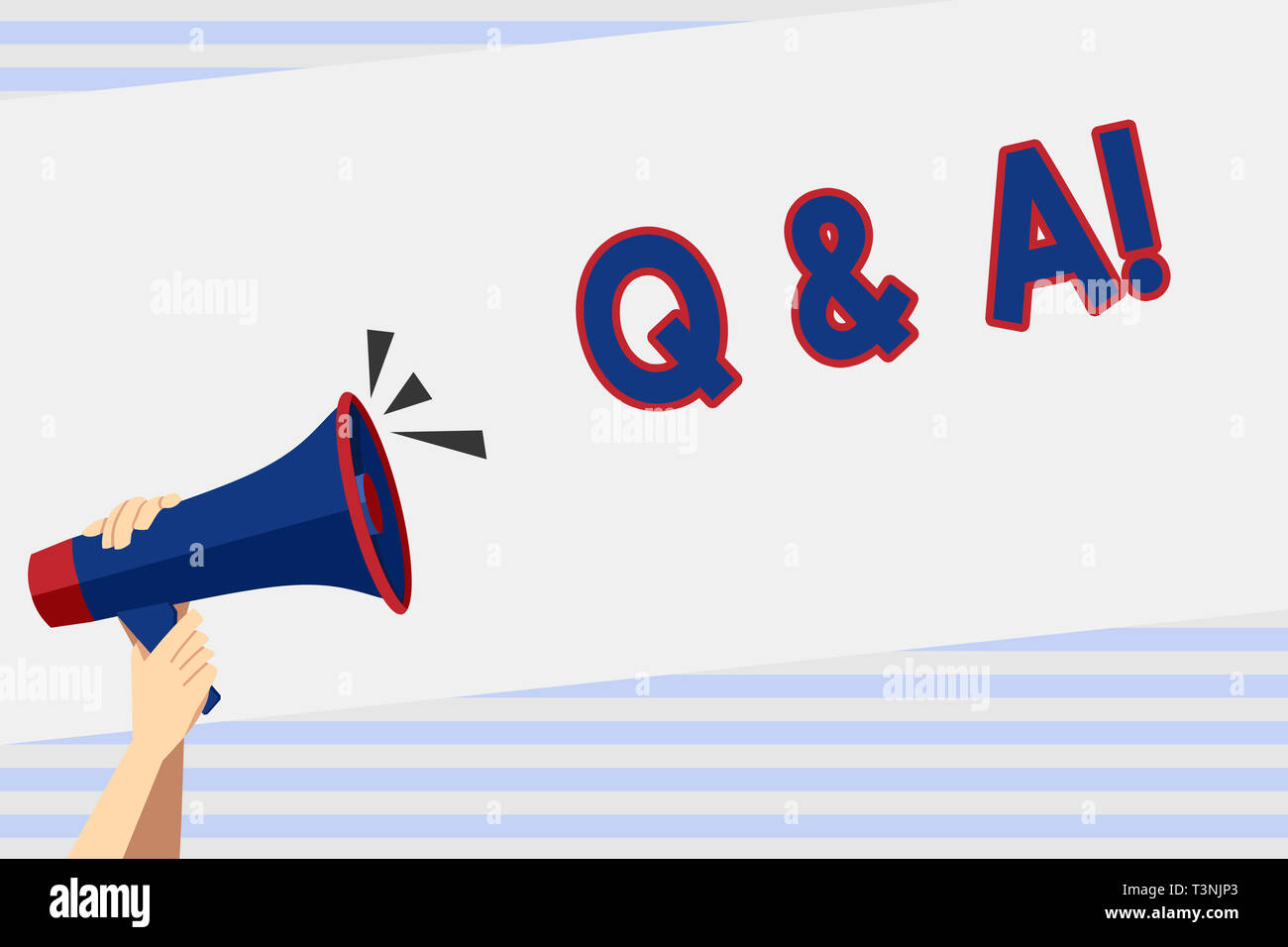 Writing note showing Q And A. Business concept for defined as questions ...