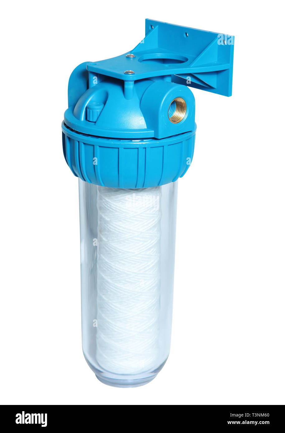 Clear Coupled Water Filter Housing Isolated White Background Stock Photo Alamy