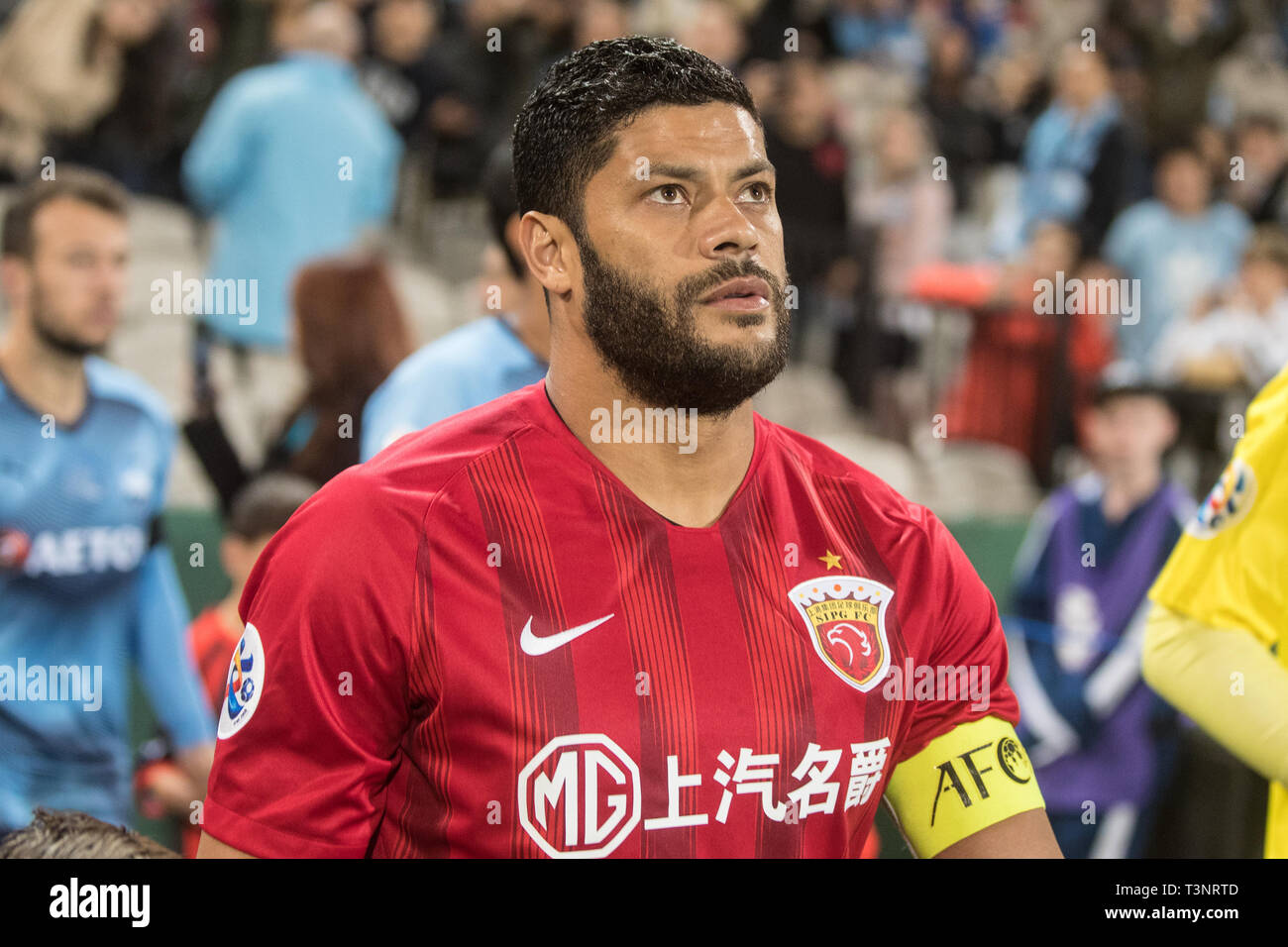 Kogarah, Australia. 10th Apr, 2019. Hulk of Shanghai SIPG during the AFC Champions League Group H match between Sydney FC and Shanghai SIPG at Jubilee Stadium, Kogarah, Australia on 10 April 2019. Photo by Peter Dovgan. Editorial use only, license required for commercial use. No use in betting, games or a single club/league/player publications. Credit: UK Sports Pics Ltd/Alamy Live News Stock Photo