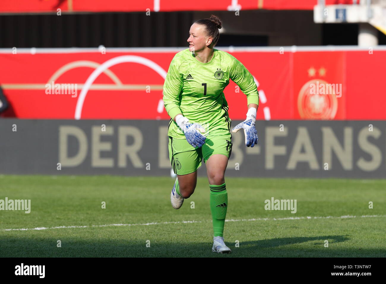 Almuth Schult (GER), APRIL 9, 2019 - Football / Soccer : International Friendly match between Germany 2-2 Japan at the Benteler-Arena in Paderborn, Germany. (Photo by Mutsu Kawamori/AFLO) Stock Photo