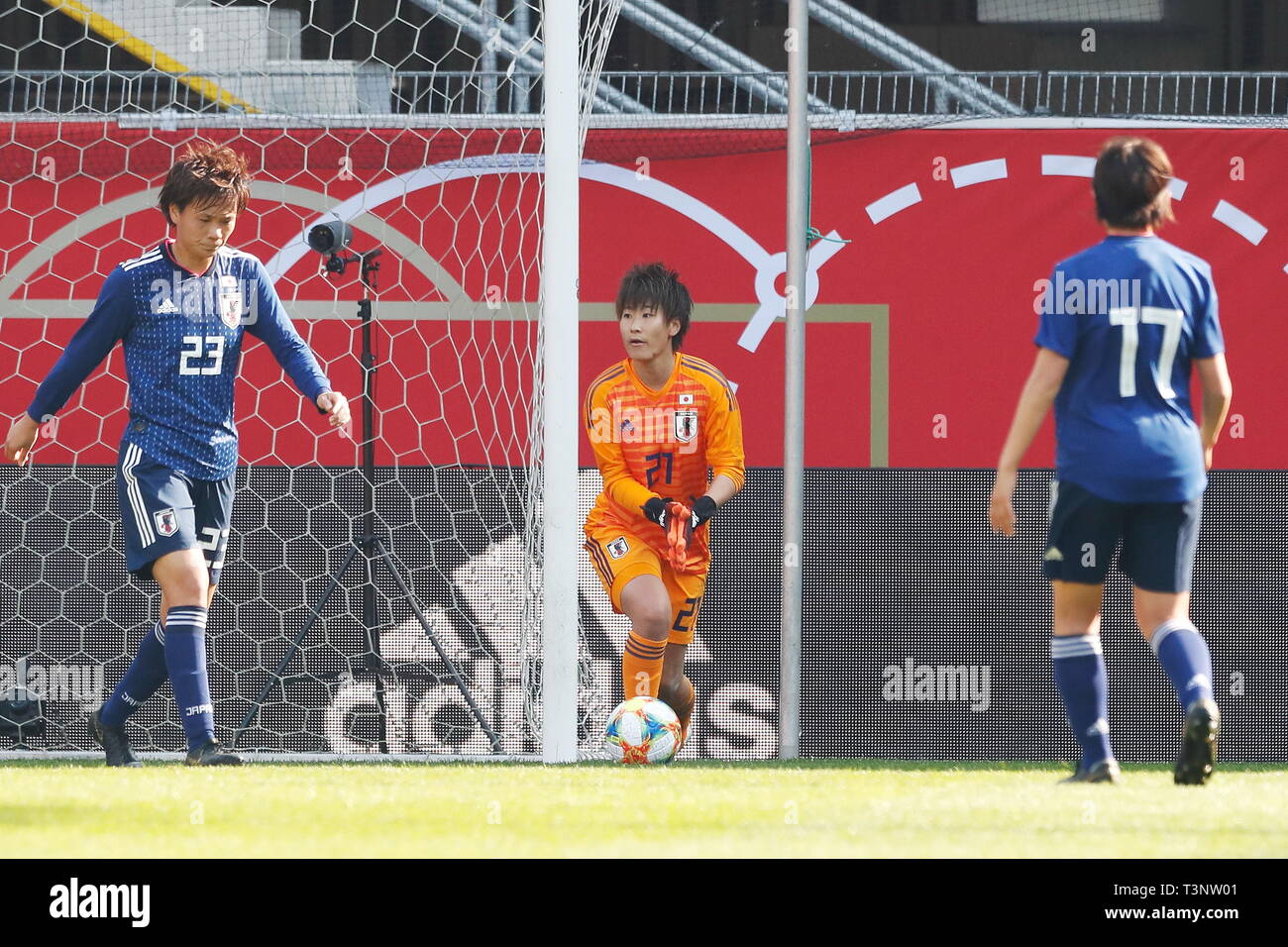 Chika Hirao (JPN), APRIL 9, 2019 - Football / Soccer : International Friendly match between Germany 2-2 Japan at the Benteler-Arena in Paderborn, Germany. (Photo by Mutsu Kawamori/AFLO) Stock Photo
