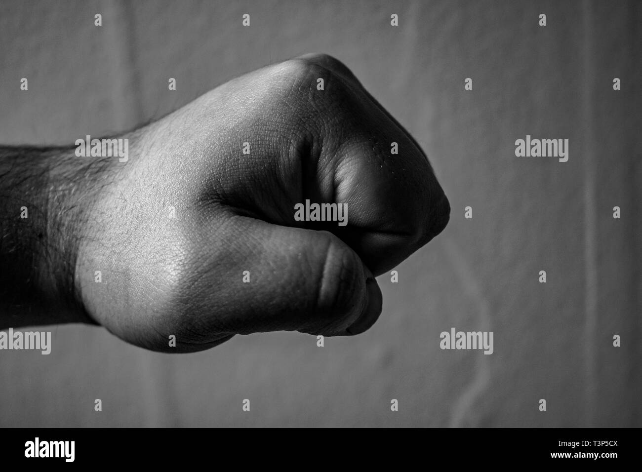 Clenched fist Black and White Stock Photos & Images Alamy