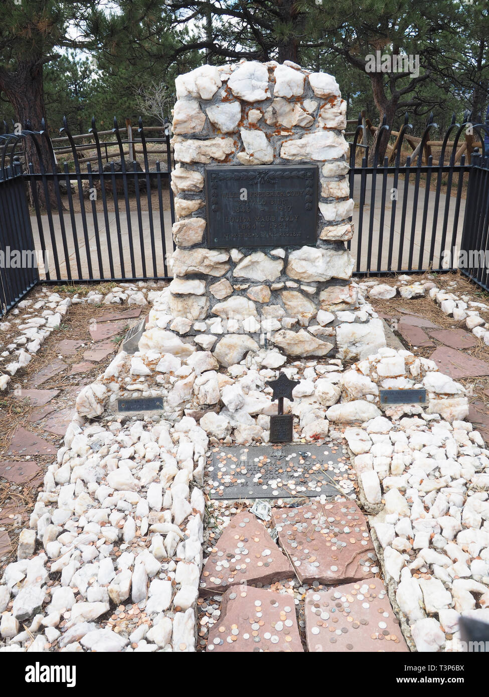 Varme Siege Terapi Grave for William “Buffalo Bill” Cody in Golden, Colorado Stock Photo -  Alamy