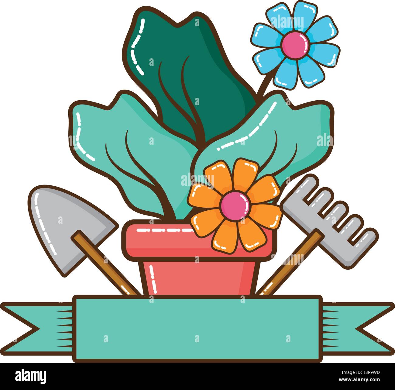 house plant pot isolated icon Stock Vector Image & Art - Alamy