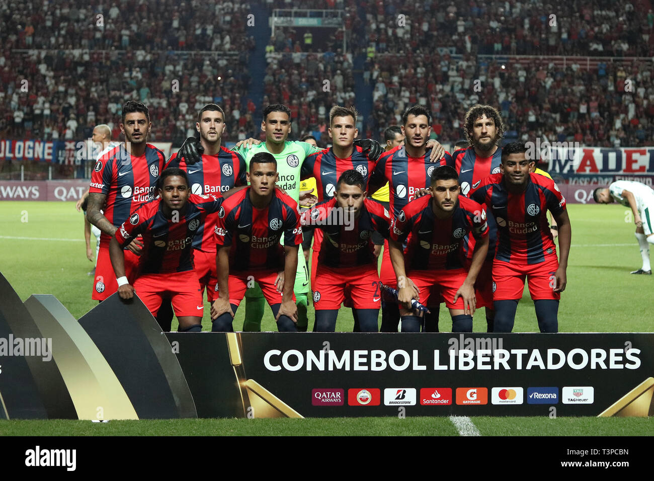 San Lorenzo football club team formation Stock Photo - Alamy
