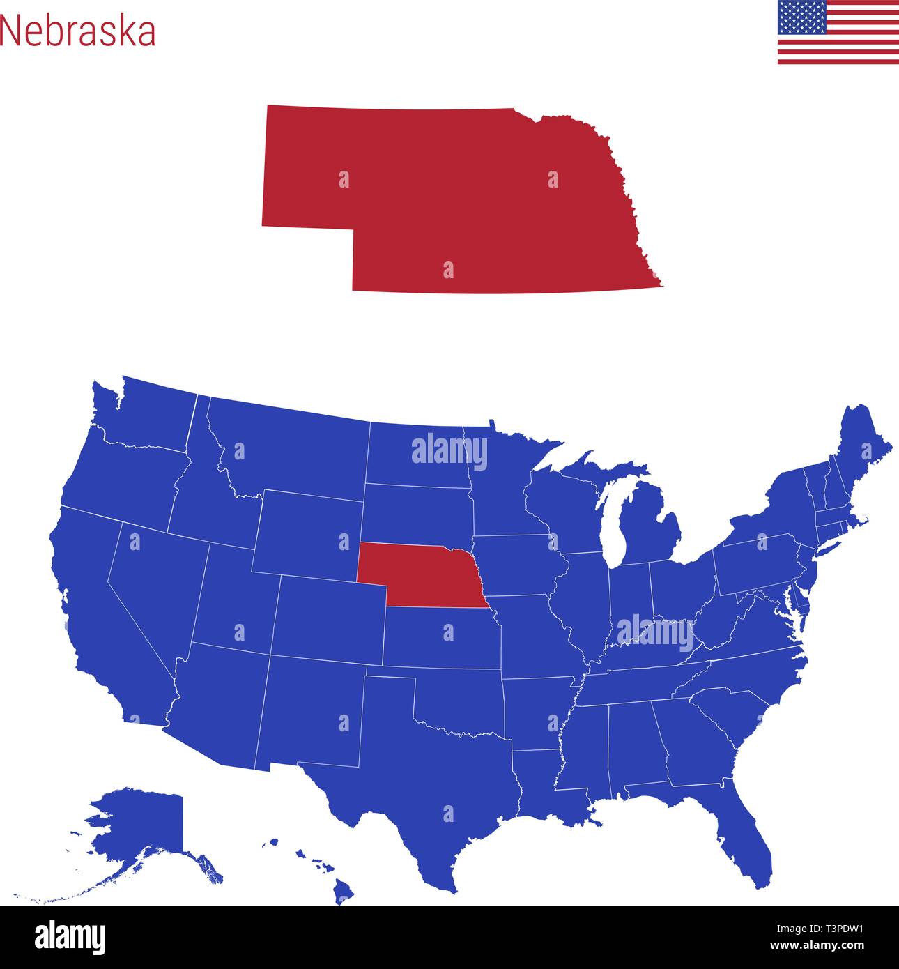 Nebraska infographic hires stock photography and images Alamy