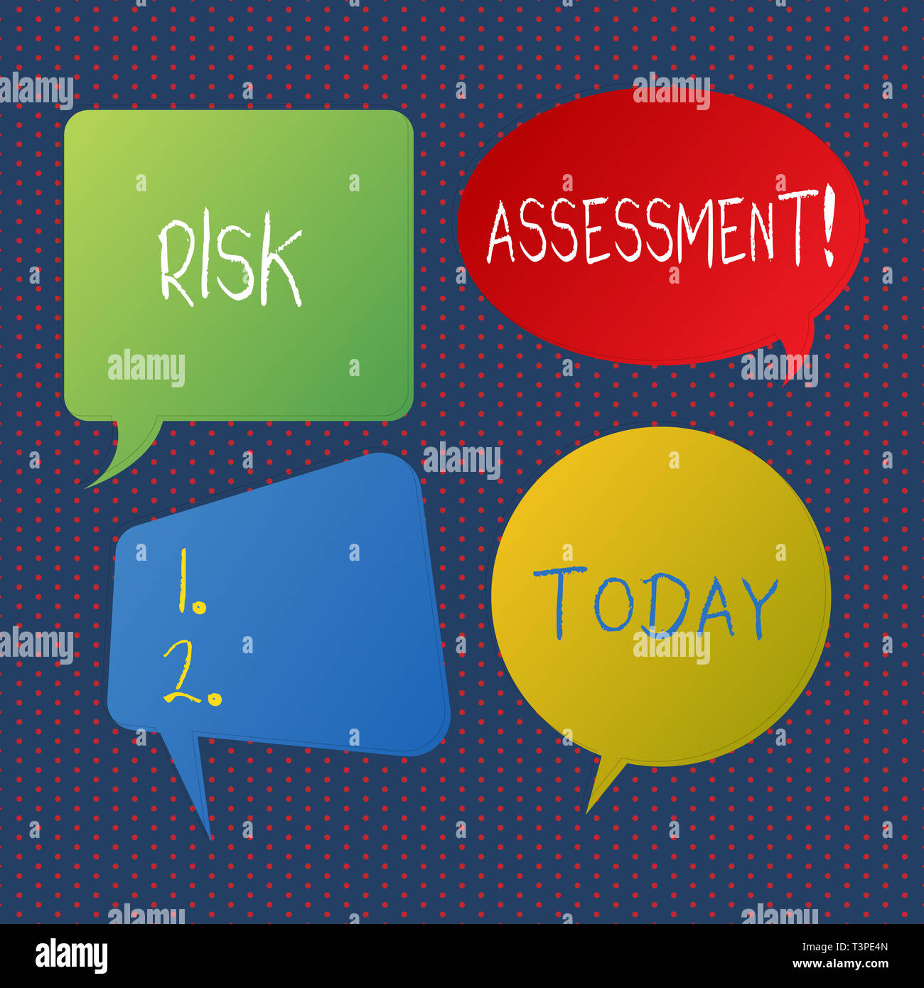 Write Bad Risks Handwriting text writing Risk Assessment. Conceptual photo evaluating ...