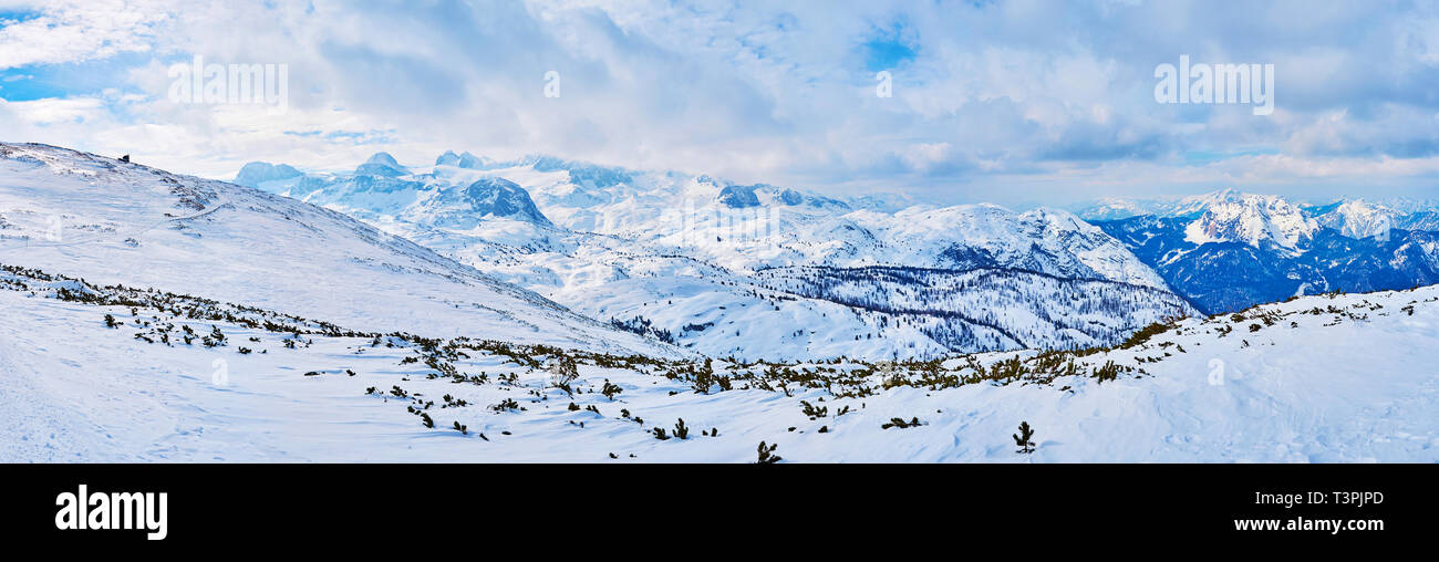 Panorama gentle slope krippenstein hi-res stock photography and images ...