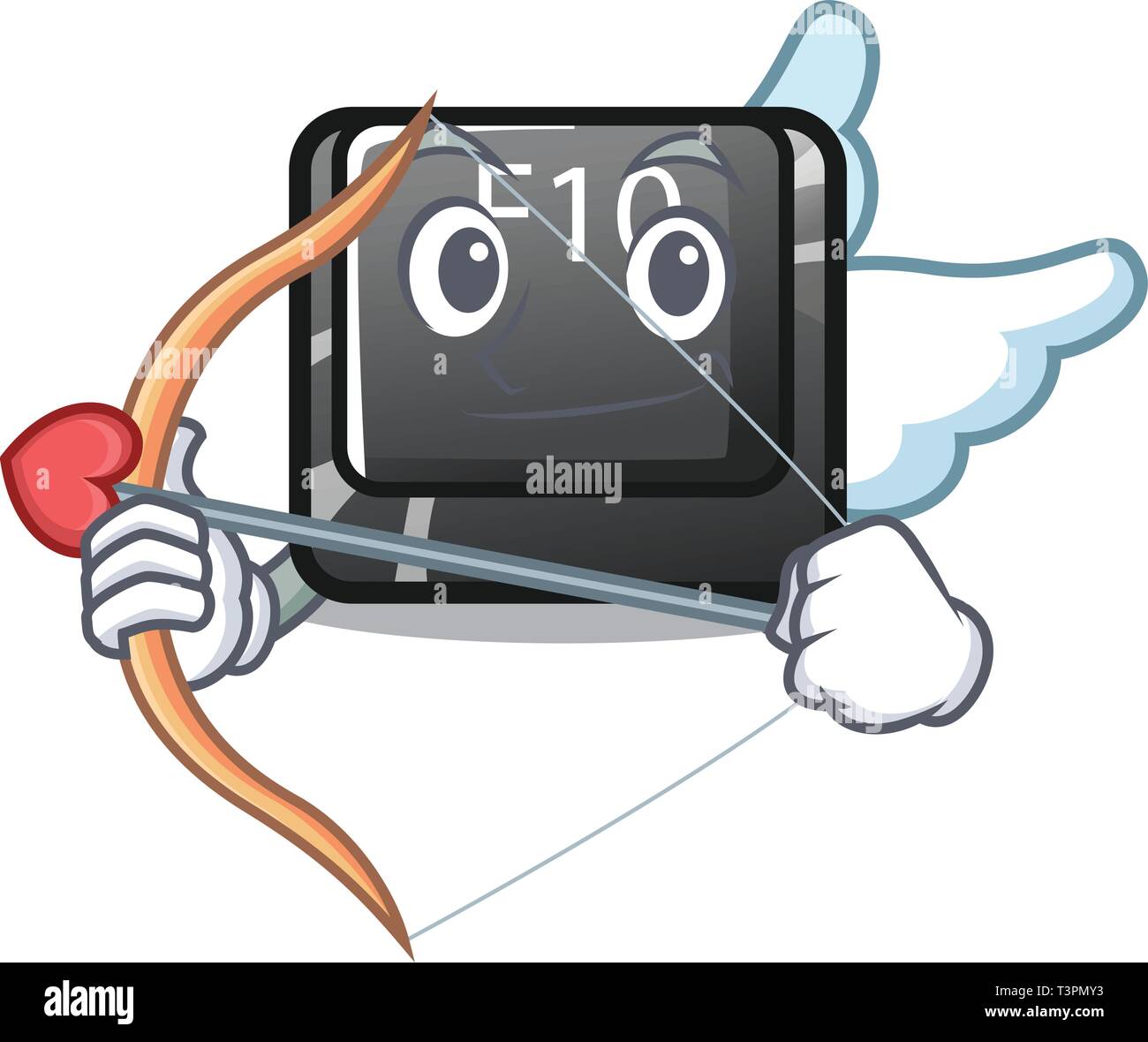 Cupid button f10 in the mascot shape Stock Vector Image & Art - Alamy