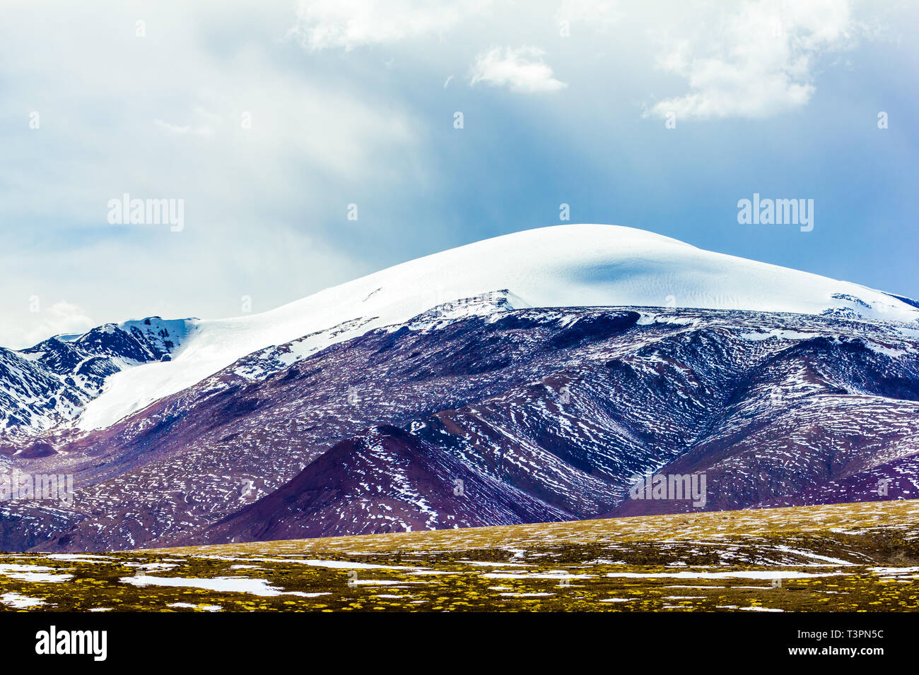 landscape of mountain on Qinghai Plateau,China.  Stock Photo