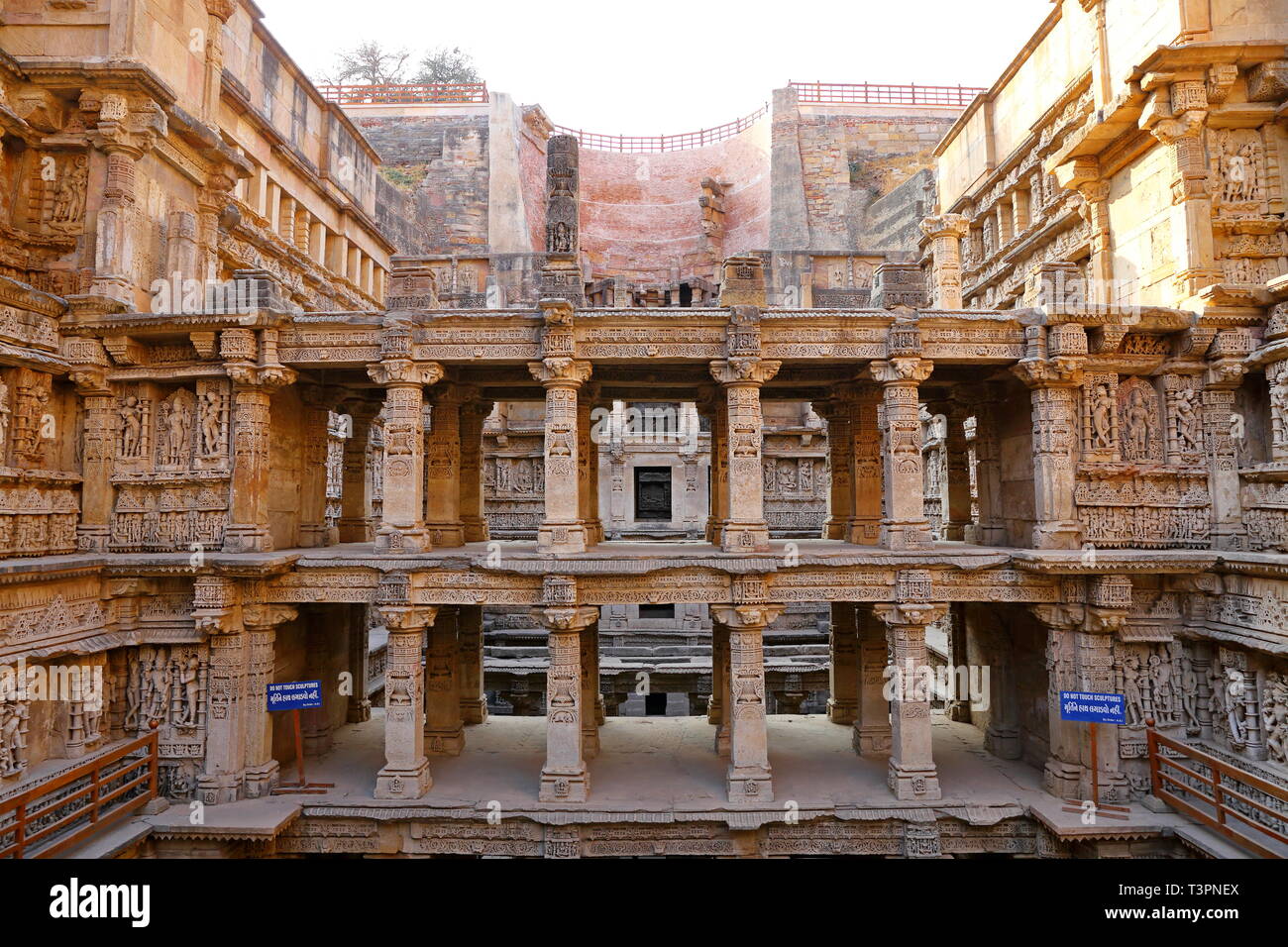 Rani ki vav, an stepwell on the banks of Saraswati River in Patan. A UNESCO world heritage site in Gujarat, India Stock Photo