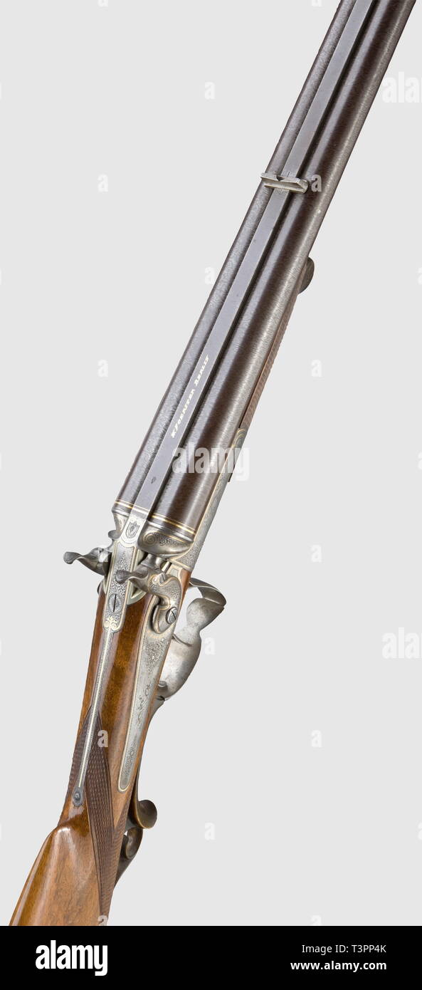 LONG ARMS, MODERN HUNTING WEAPONS, hunting rifle, W. Foerster, Berlin, Additional-Rights-Clearance-Info-Not-Available Stock Photo