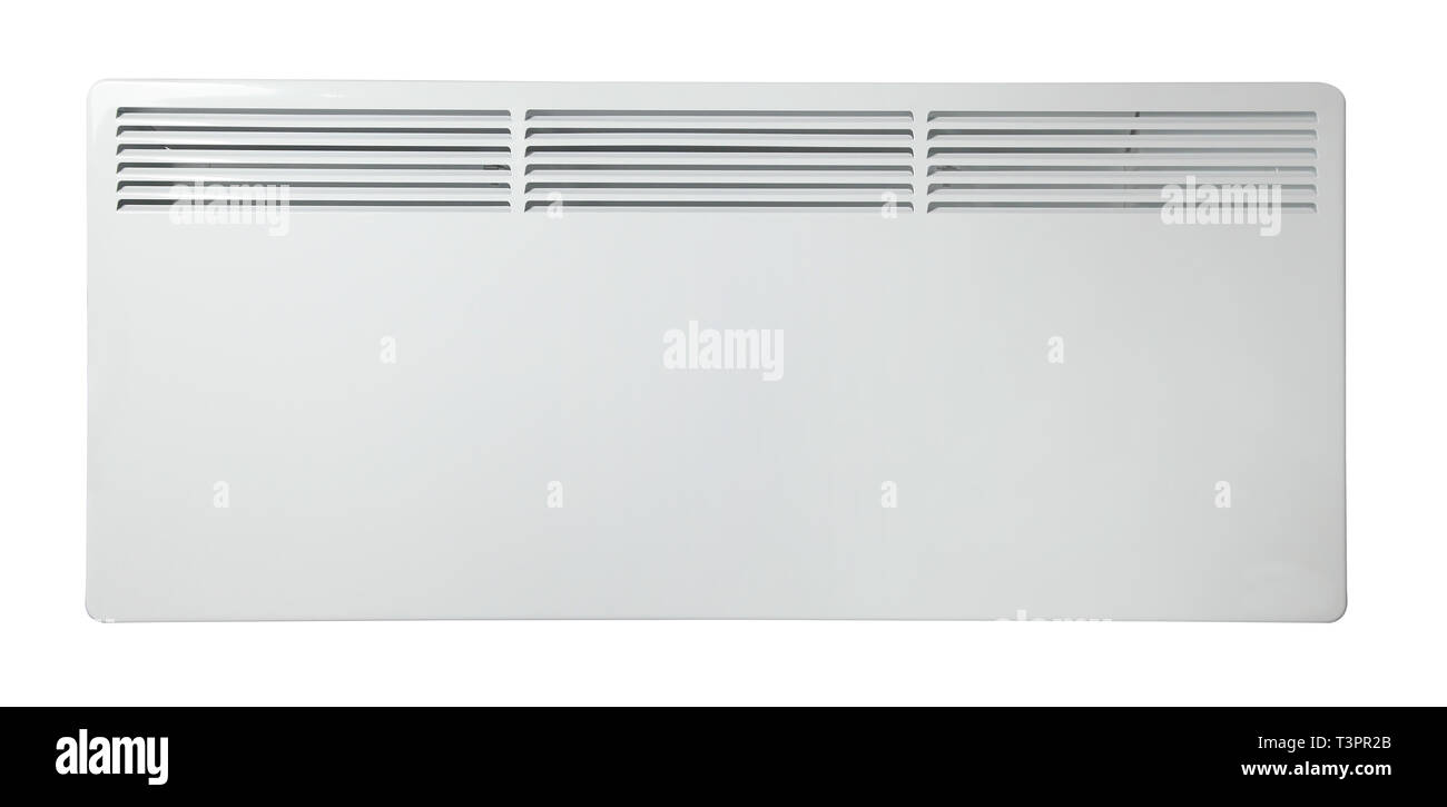 Electric heater battery. Radiator. Isolated on white background. Home