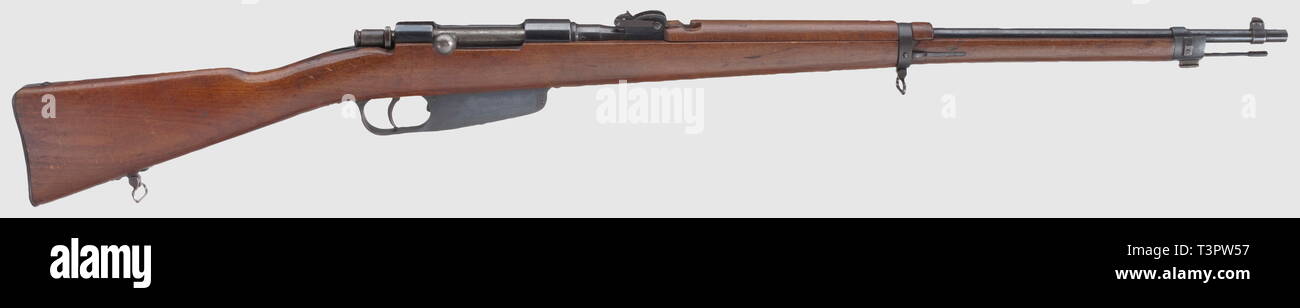 SERVICE WEAPONS, ITALY, rifle Carcano M 1941, calibre 6,5 x 52, number AA2320, Editorial-Use-Only Stock Photo