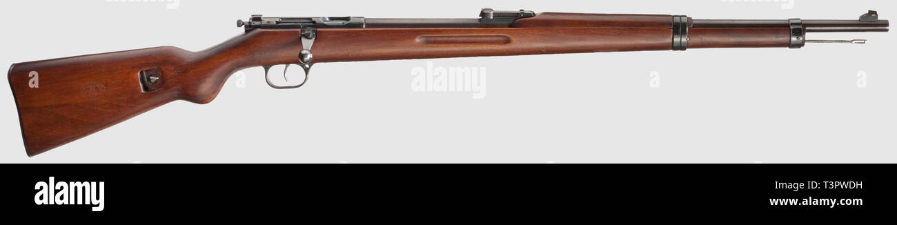 LONG ARMS, SMALL-BORE, sport rifle Paatz, Suhl, military training rifle, similar to the DSM 34, the rifle for paramilitary sport of Stormtroopers and Hitler Youth, calibre 22 lr, number 126890, Editorial-Use-Only Stock Photo