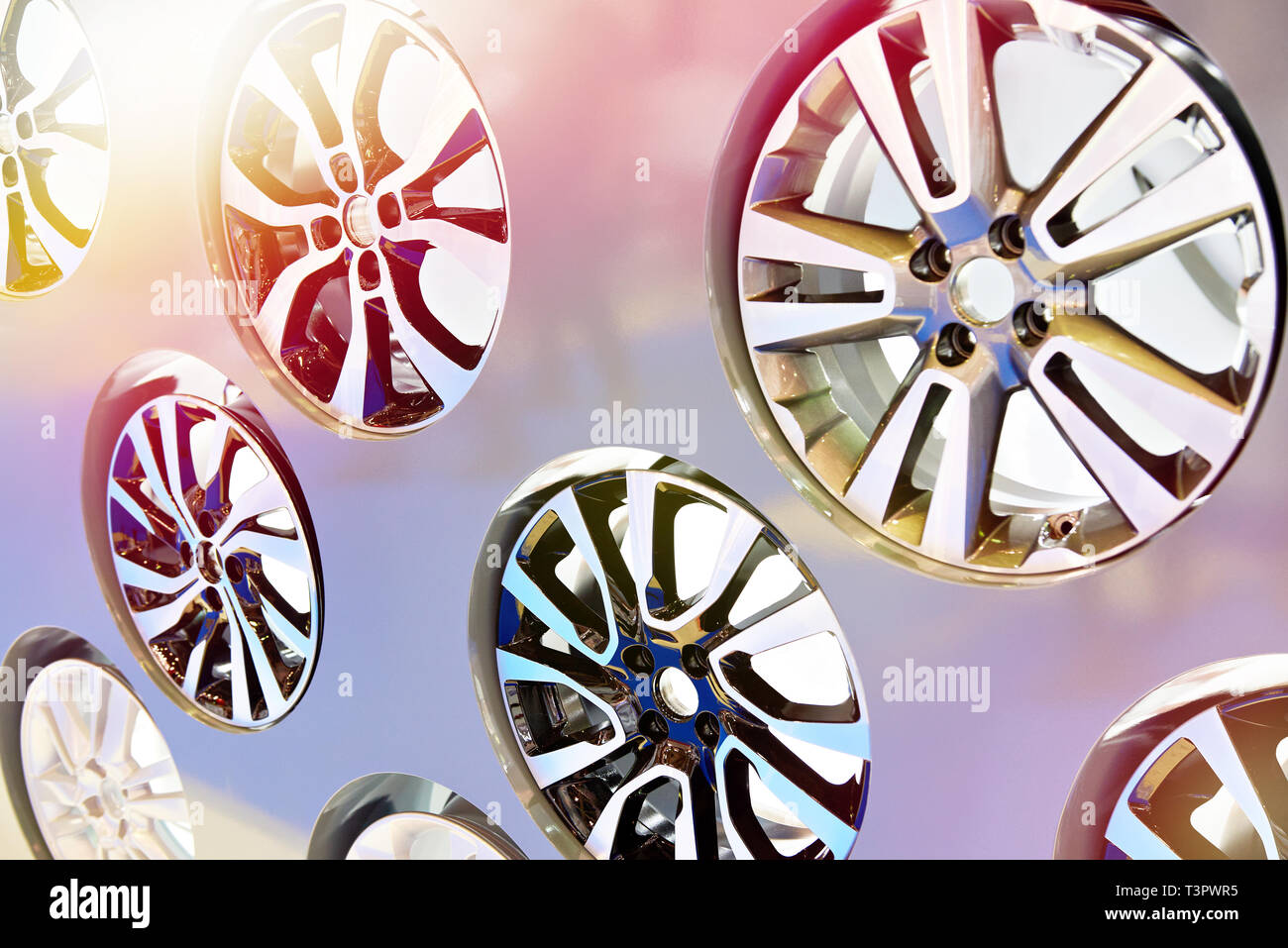 Custom car rims hires stock photography and images Alamy