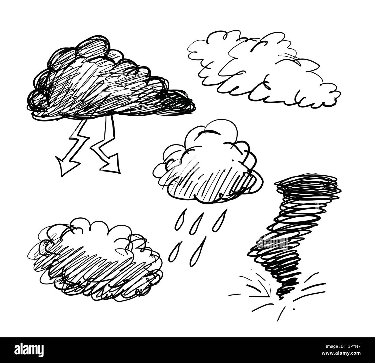 Wet season and weather Black and White Stock Photos & Images - Alamy