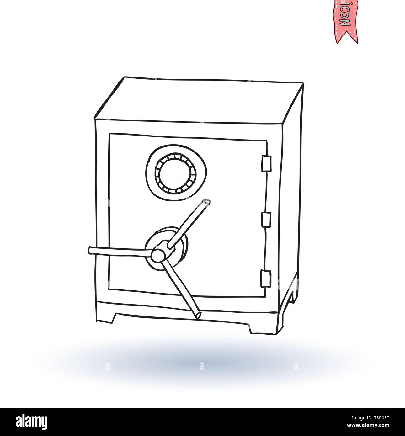 Как нарисовать сейф