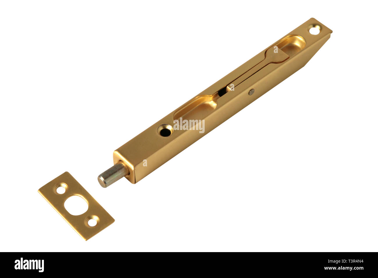 Latch (bolt) isolated on white background Stock Photo Alamy