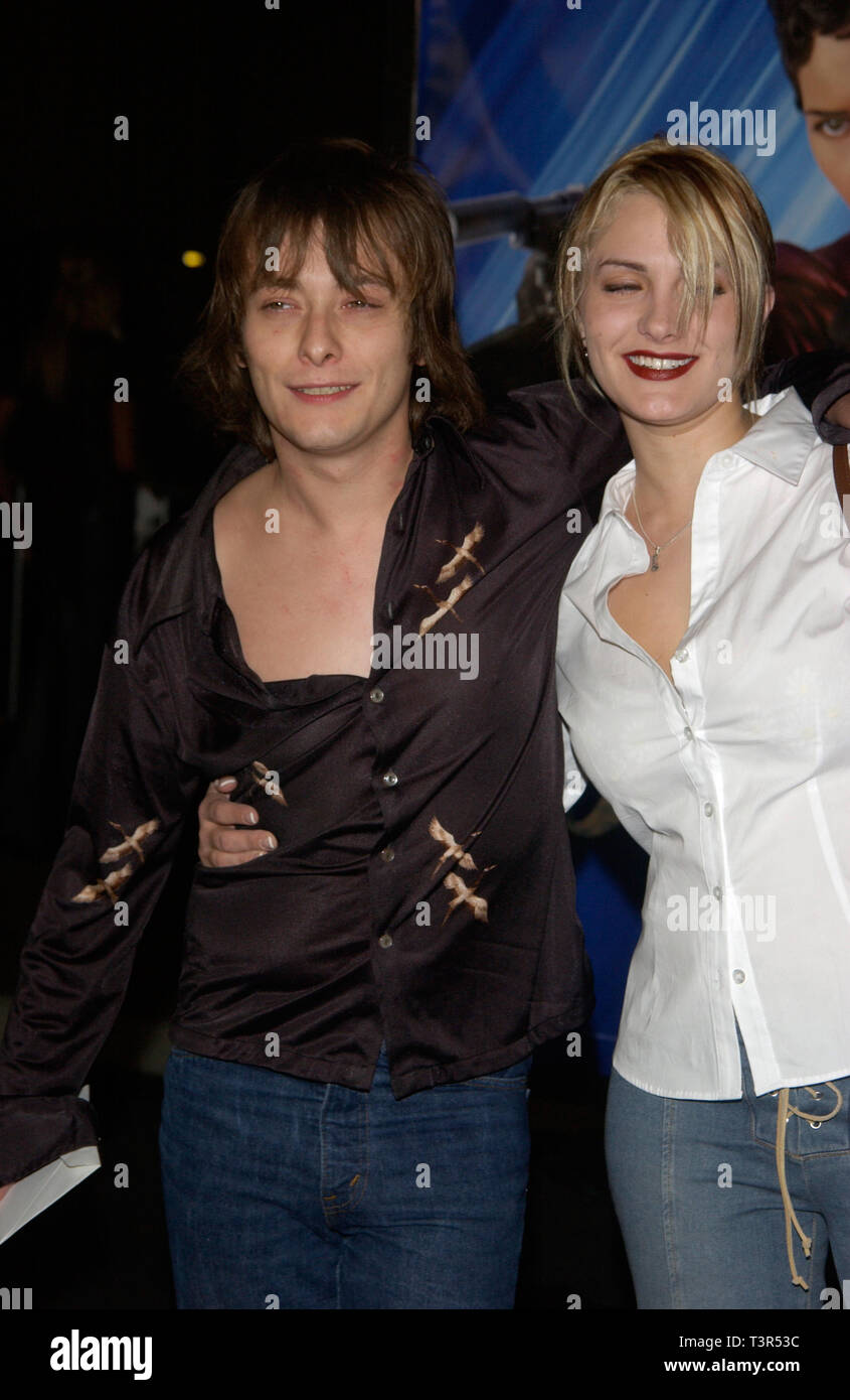 LOS ANGELES, CA. November 11, 2002: Actor EDWARD FURLONG & date at the special screening in Los Angeles of the new James Bond movie Die Another Day. © Paul Smith / Featureflash Stock Photo