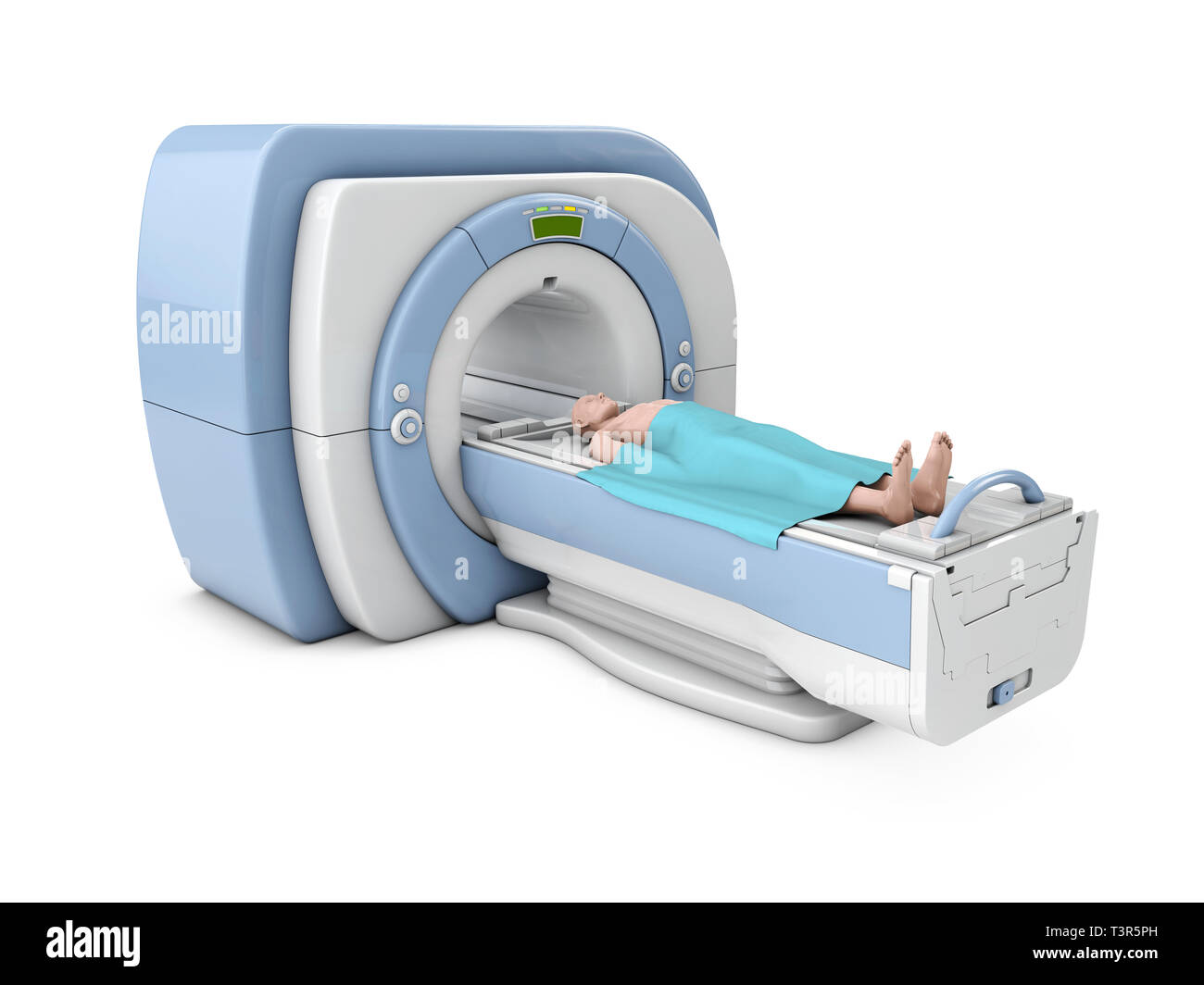 Mri Scanner. Magnetic Resonance Imaging of body. Medicine diagnostic  Concept 3d Illustration Stock Photo - Alamy