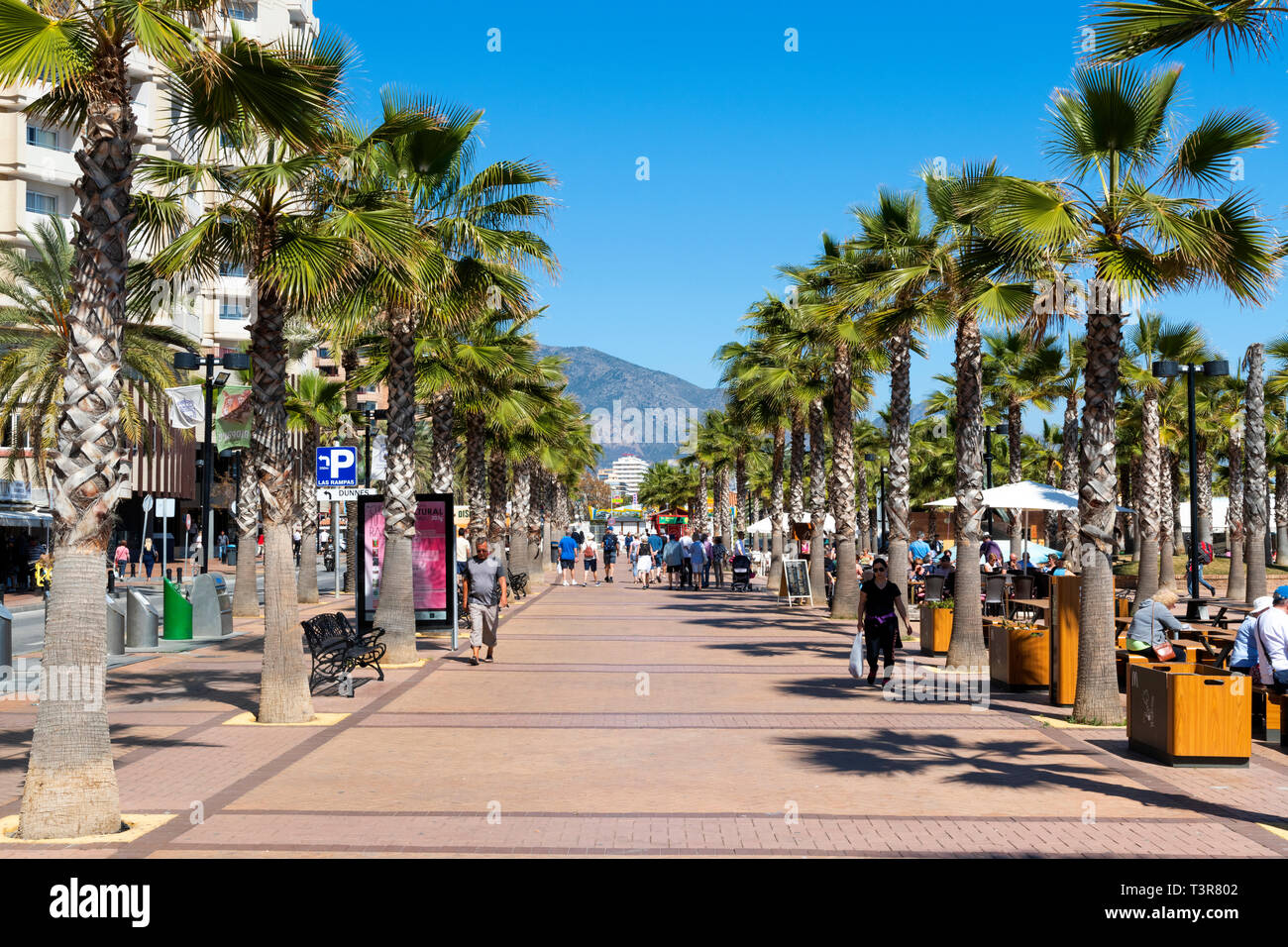 The Promenade at Fuengirola, Malaga, Spain Stock Photo - Alamy