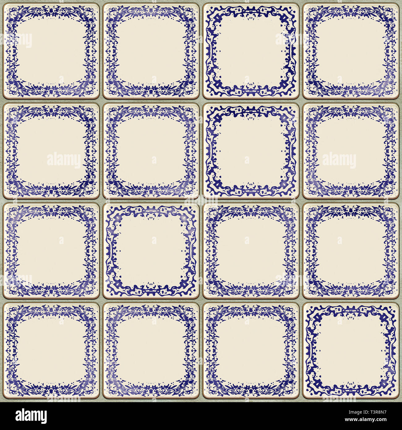 Old ceramic tile Stock Photo Alamy