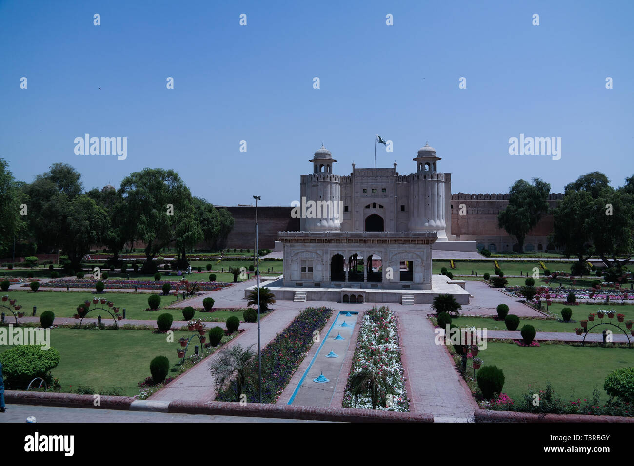 Alamgiri Gate of Lahore fort, Punjab - 04 may 2015 Pakistan Stock Photo