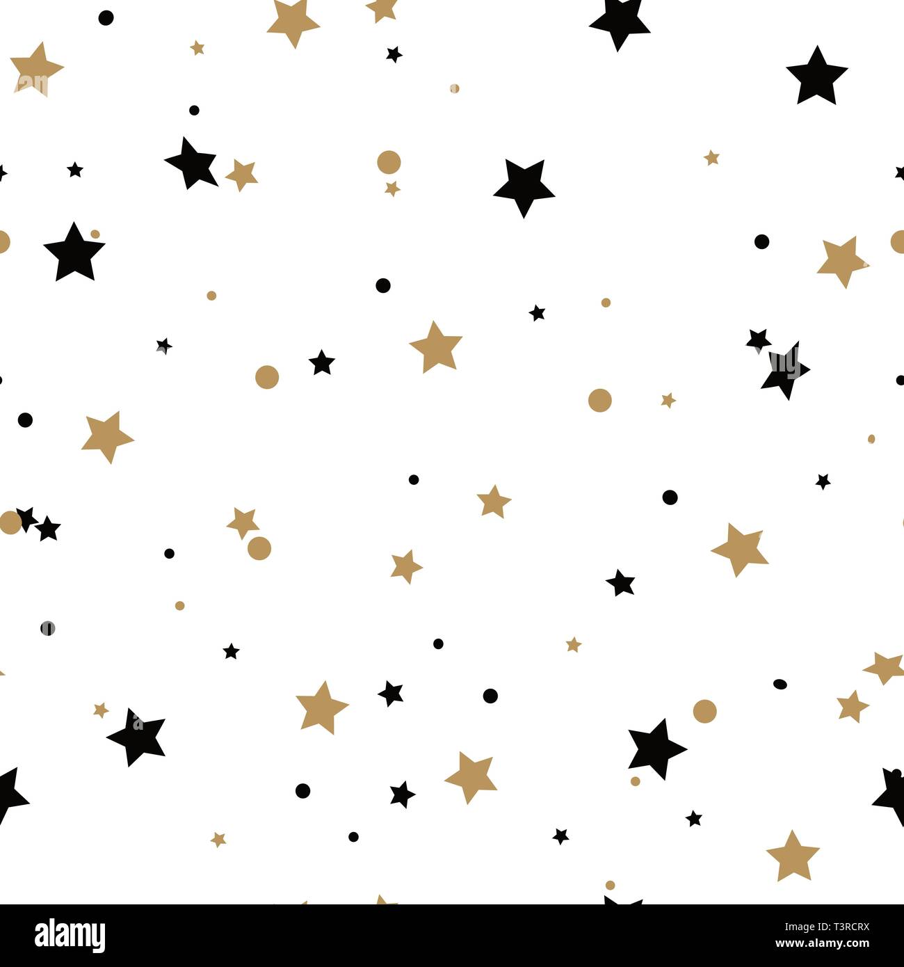 Premium Vector  Cute holiday seamless pattern with gold stars on a white  background. christmas star. ornament for gift wrapping paper, fabric,  clothing, textiles, surface textures.