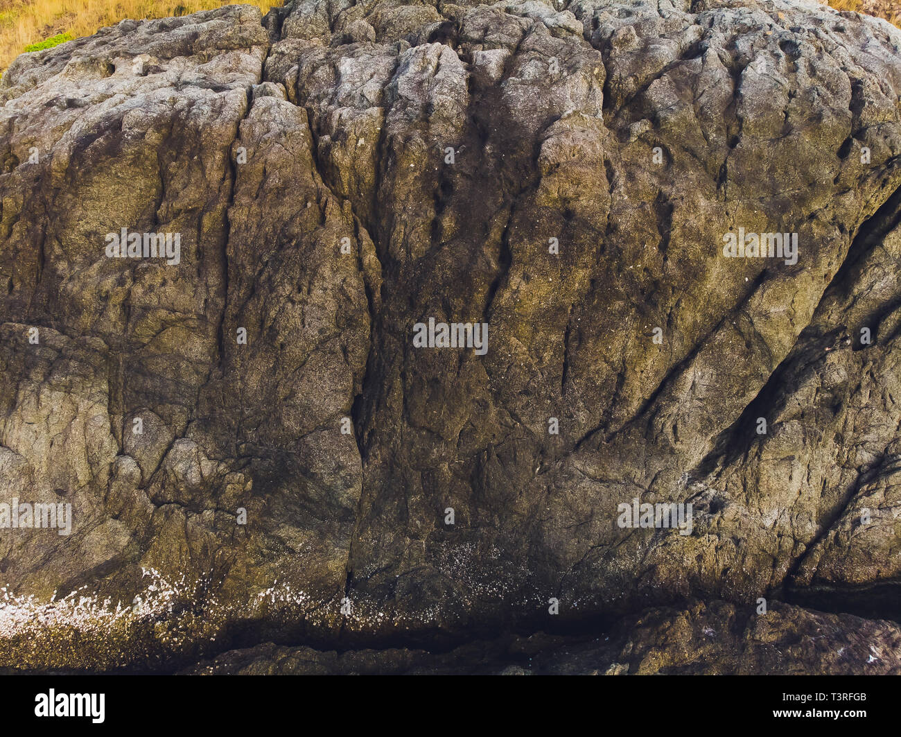 Aerial view of ocean waves and fantastic Rocky coast Stock Photo - Alamy