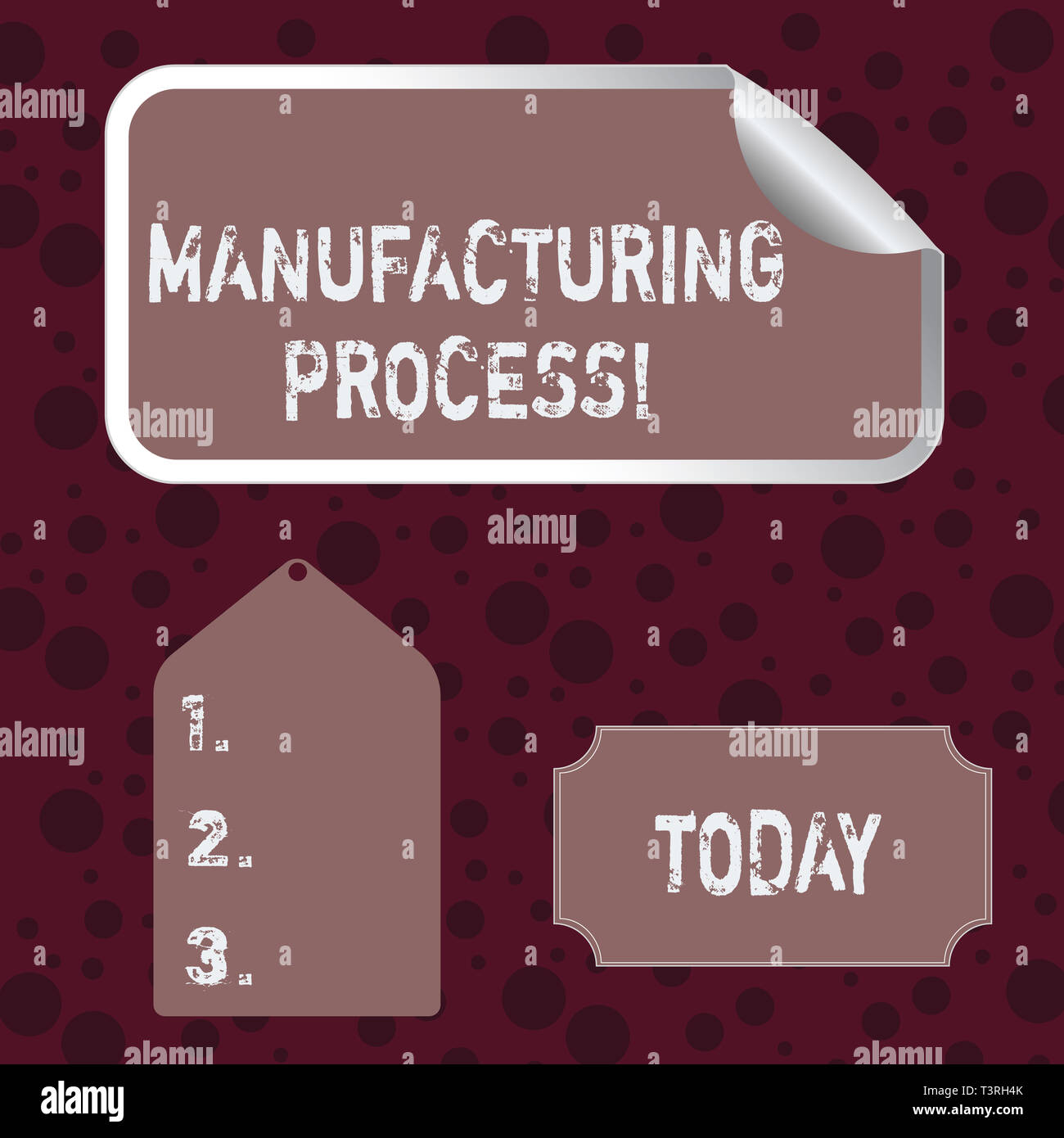 Conceptual hand writing showing Manufacturing Process. Concept meaning