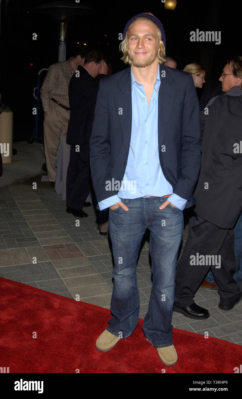 LOS ANGELES, CA. October 14, 2002: Actor CHARLIE HUNNAM at the world premiere of his new movie Abandon, at Paramount Studios, Hollywood. © Paul Smith / Featureflash Stock Photo