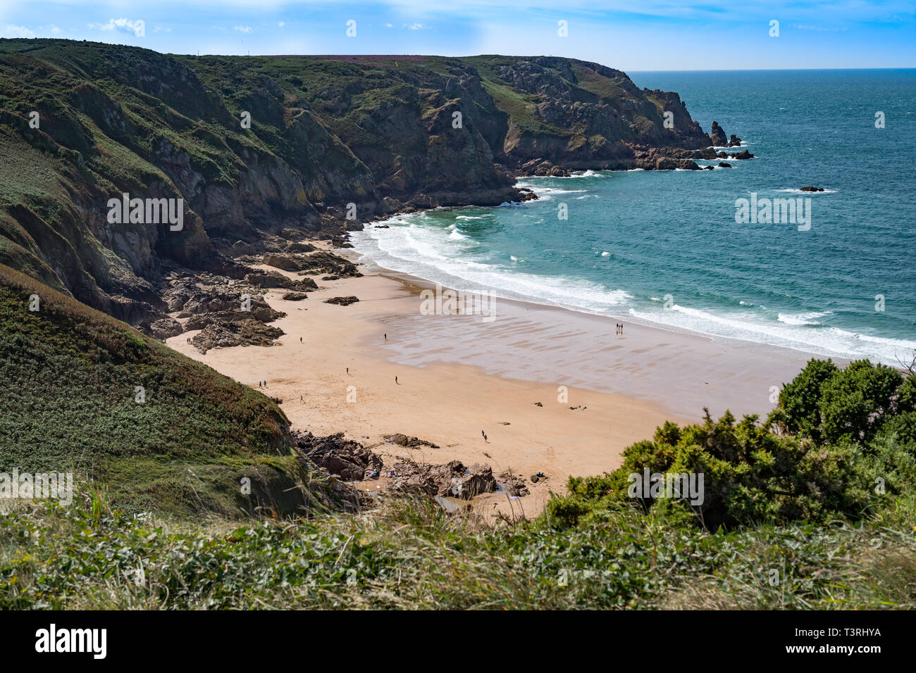 Jersey channel island beach hi-res stock photography and images - Alamy