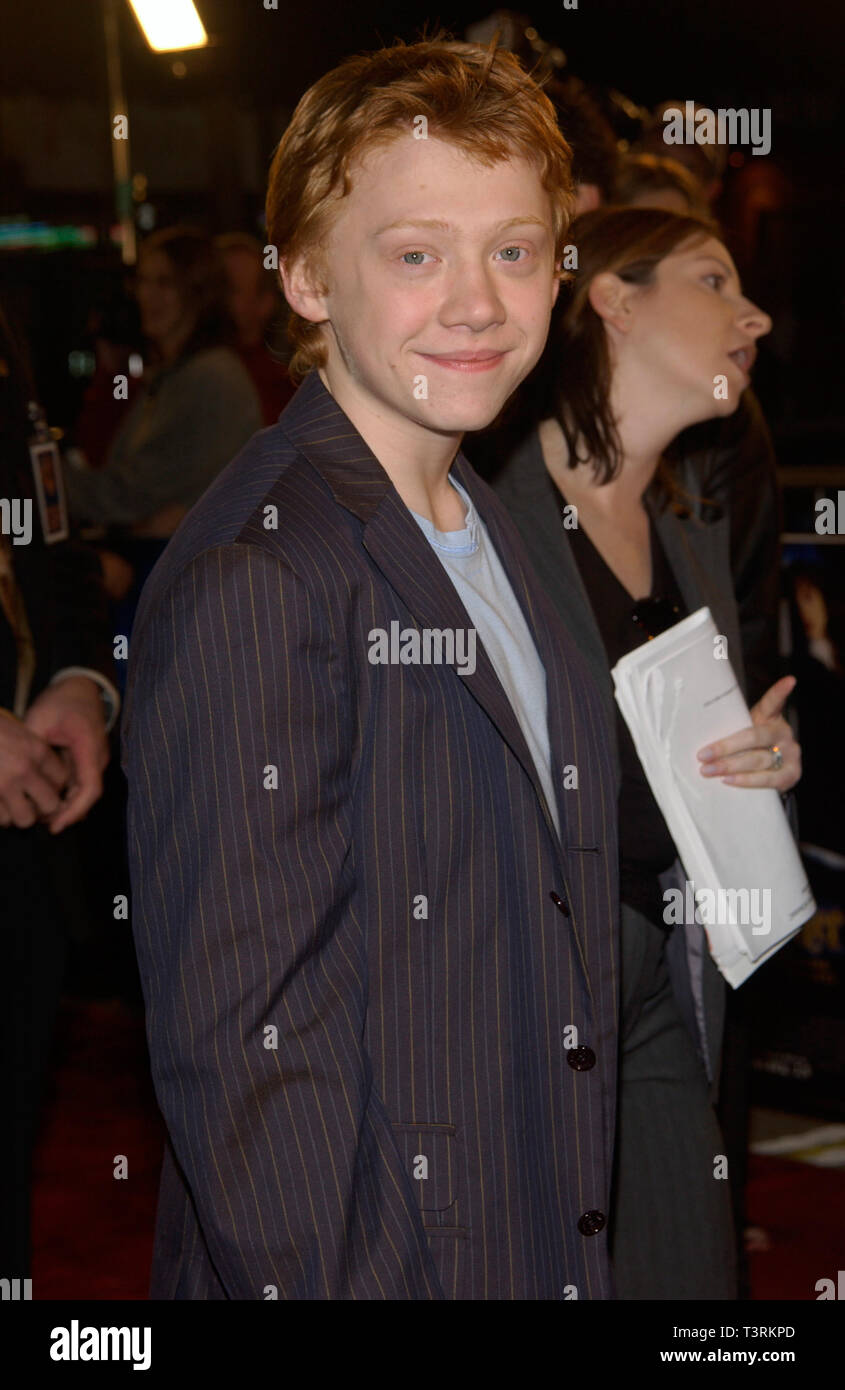 LOS ANGELES, CA. November 14, 2002: Actor RUPERT GRINT at the Los Angeles  premiere of his new movie Harry Potter and the Chamber of Secrets. © Paul  Smith / Featureflash Stock Photo - Alamy