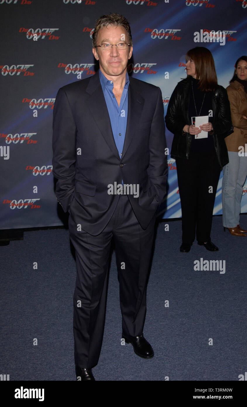 LOS ANGELES, CA. November 11, 2002: Actor TIM ALLEN at the special screening in Los Angeles of the new James Bond movie Die Another Day. © Paul Smith / Featureflash Stock Photo