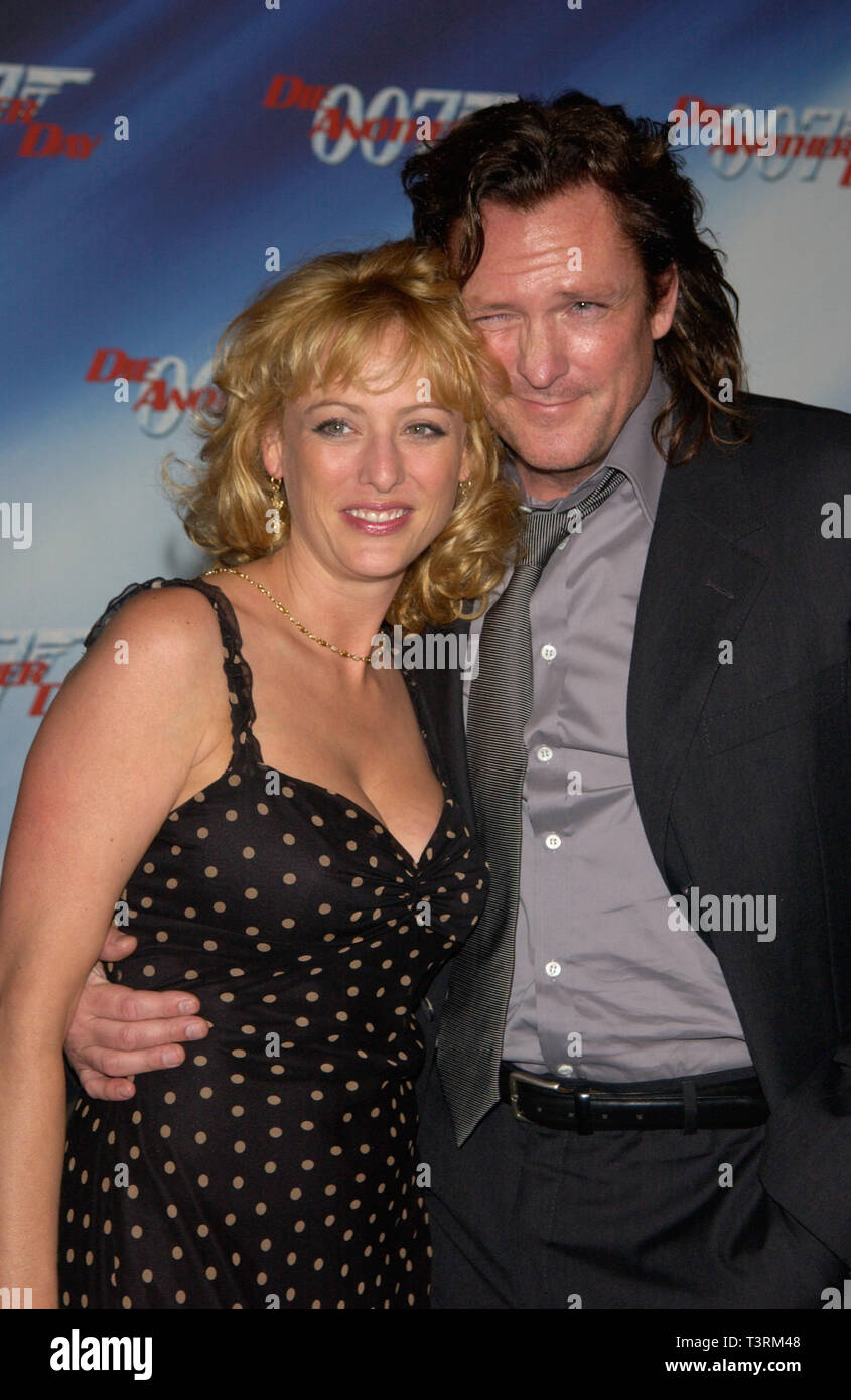 LOS ANGELES, CA. November 11, 2002: Actor MICHAEL MADSEN & actress sister VIRGINIA MADSEN at the special screening in Los Angeles of the new James Bond movie Die Another Day. © Paul Smith / Featureflash Stock Photo
